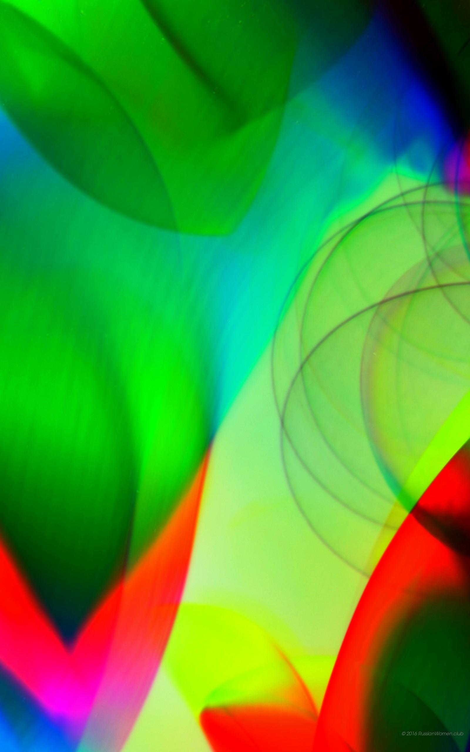 Arte astratta, Verde, Rosso, schermata di blocco del cellulare