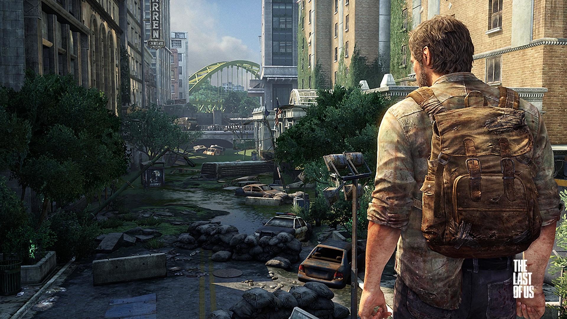 The Last of Us, Joel, Zaino, Città abbandonata, 16:9 Full HD, sfondo widescreen