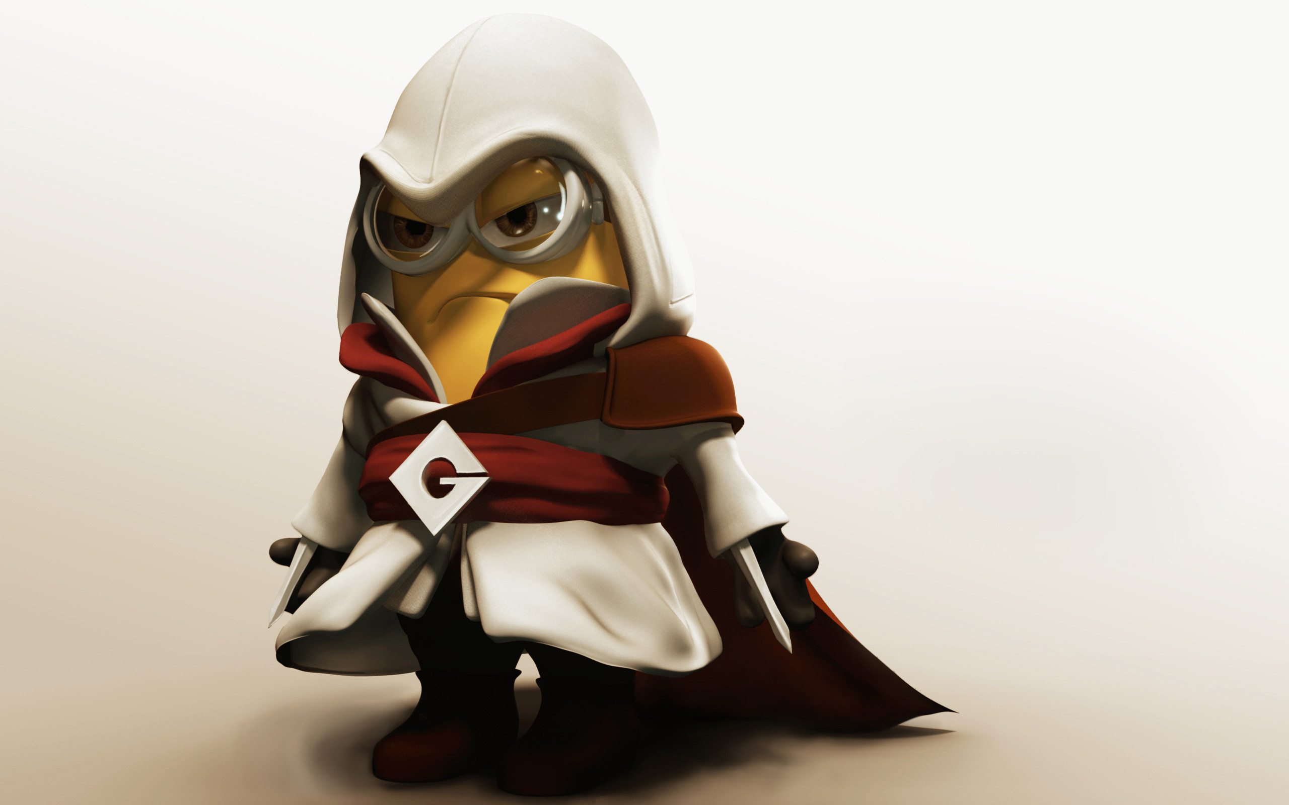 Minions, Ezio Auditore, Assassin's Creed, Cosplay, 2K, sfondo per PC e portatile