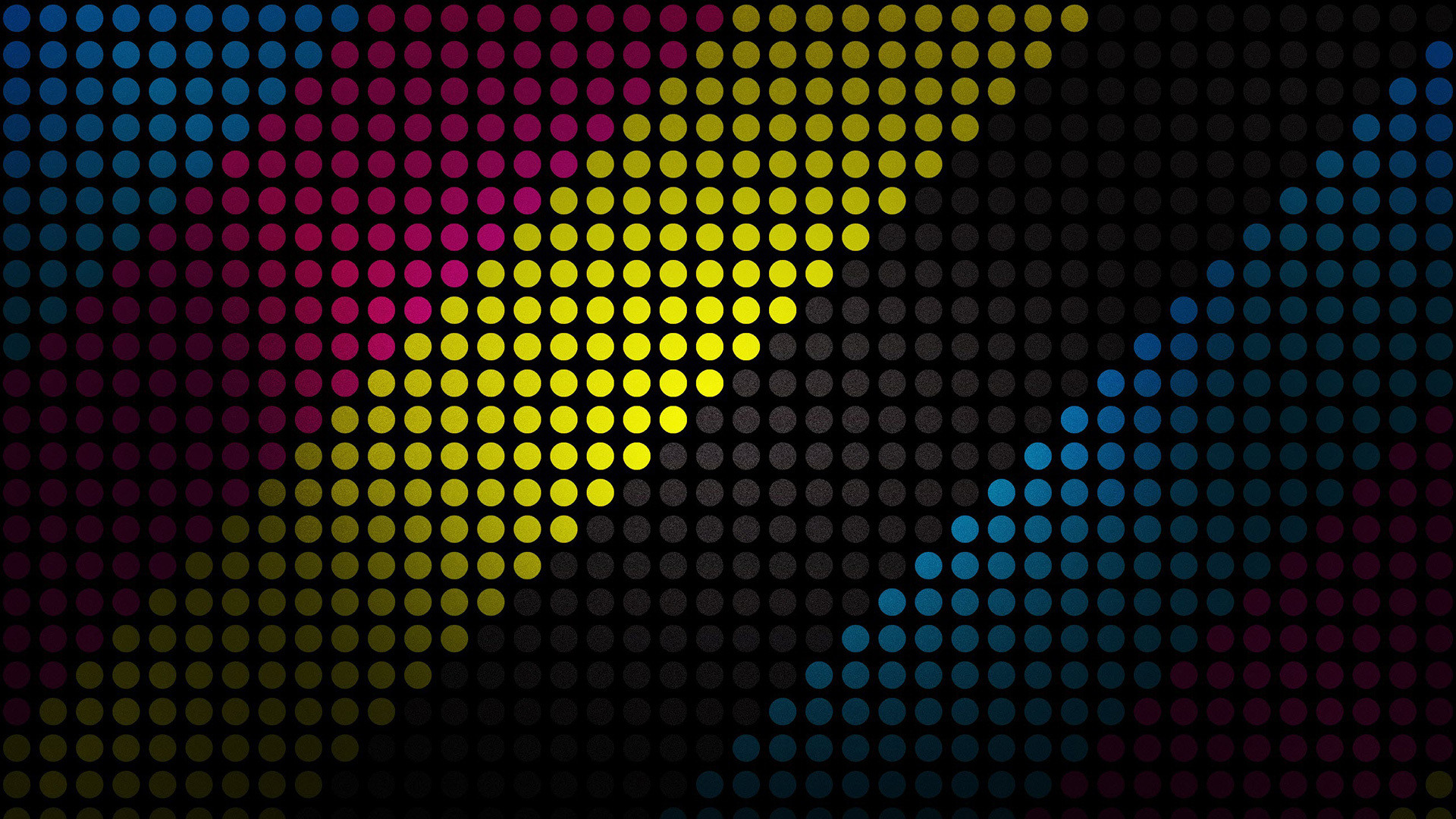 Pois, Strisce diagonali, Sfondo nero, 1920x1080, wallpaper desktop