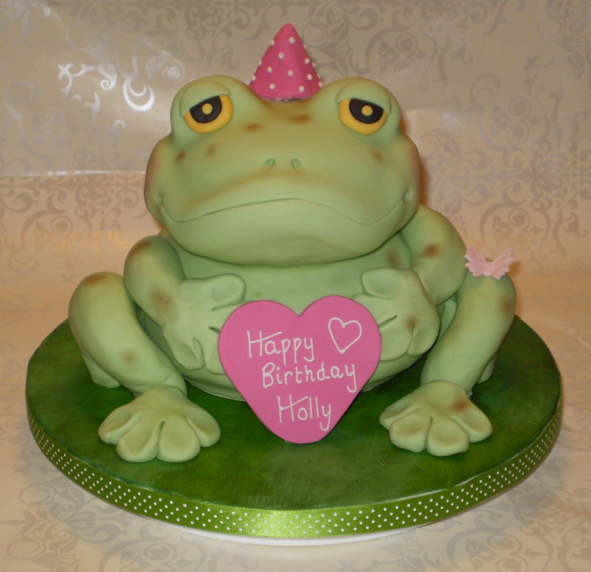 Torta a forma di rana, Cake design, Happy Birthday, Rana, Full HD, sfondo per iPad e tablet