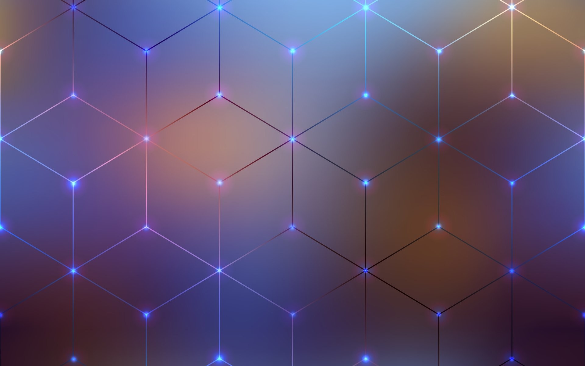 Esagoni, Bokeh, Astratto, 1920x1200, sfondo MacBook Pro
