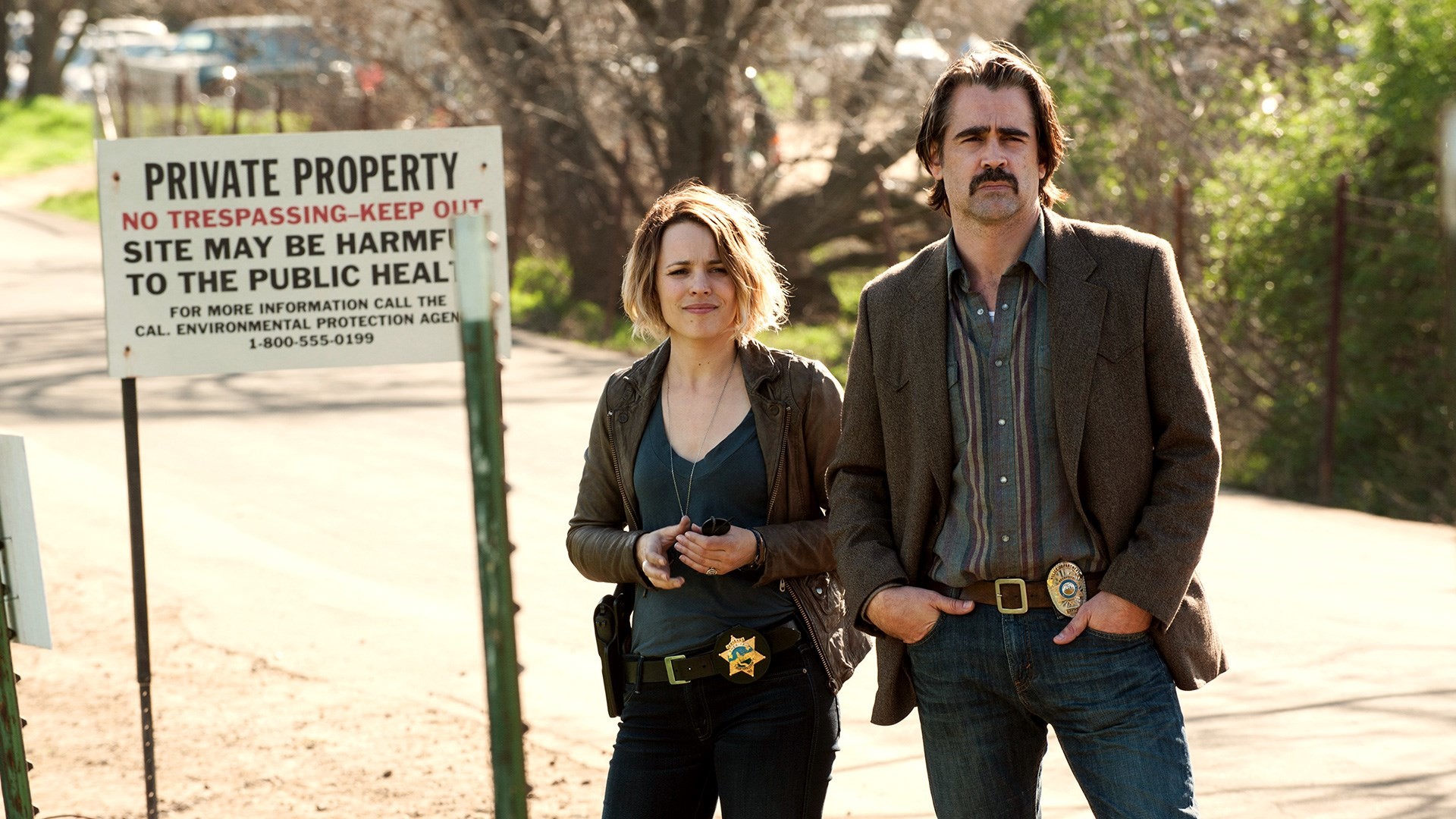 Ani Bezzerides, Rachel McAdams, Ray Velcoro, Colin Farrell, True Detective, sfondo desktop 1080p
