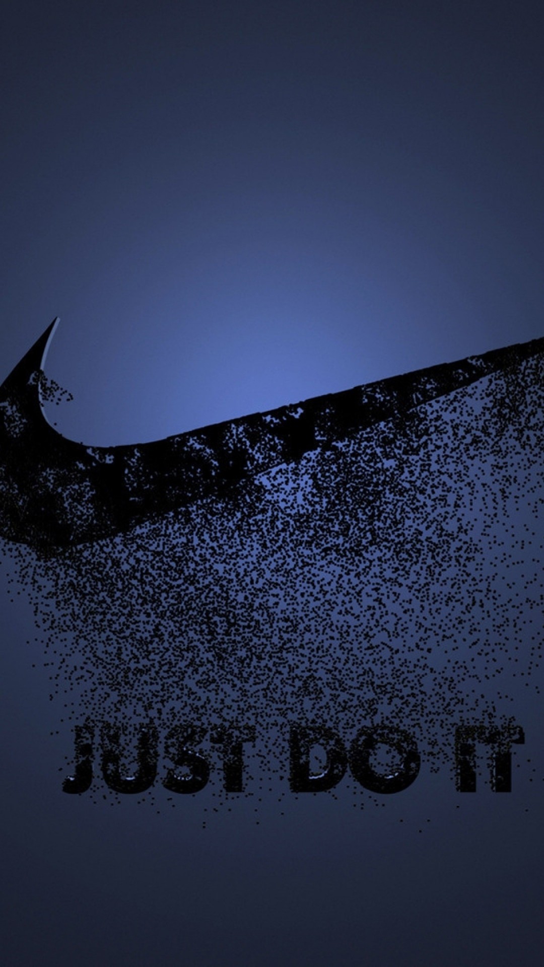 Nike, Just Do It, Logo Nike, Blu, Full HD, sfondo per smartphone