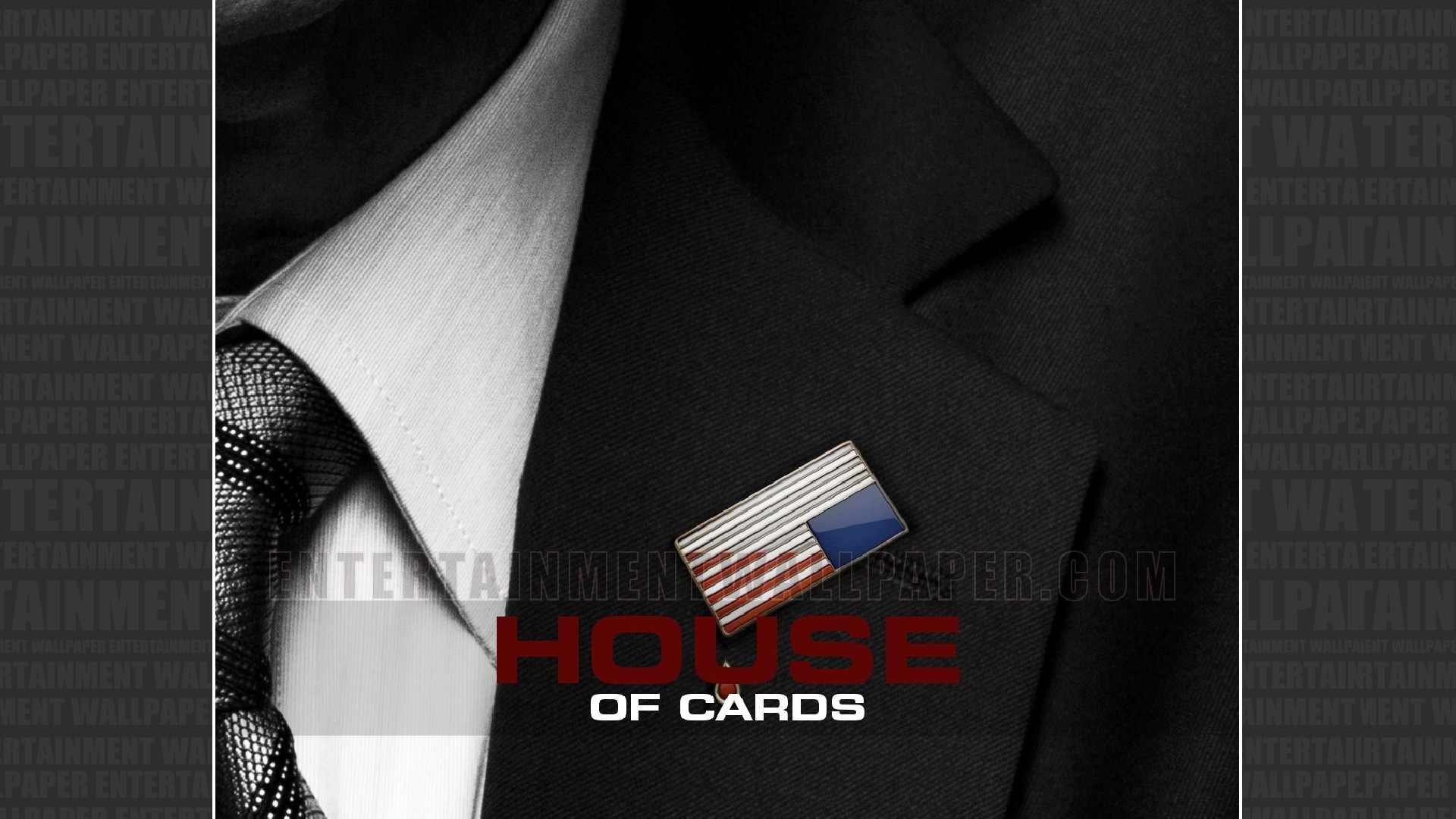 House of Cards, Spilla bandiera americana, Giacca, Logo, Full HD, wallpaper per portatile