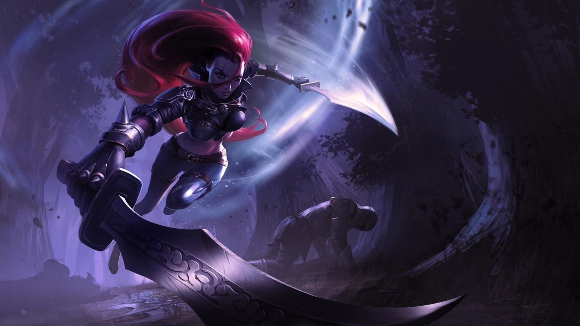 Katarina, League of Legends, Lame, Full HD 1080p, sfondo desktop