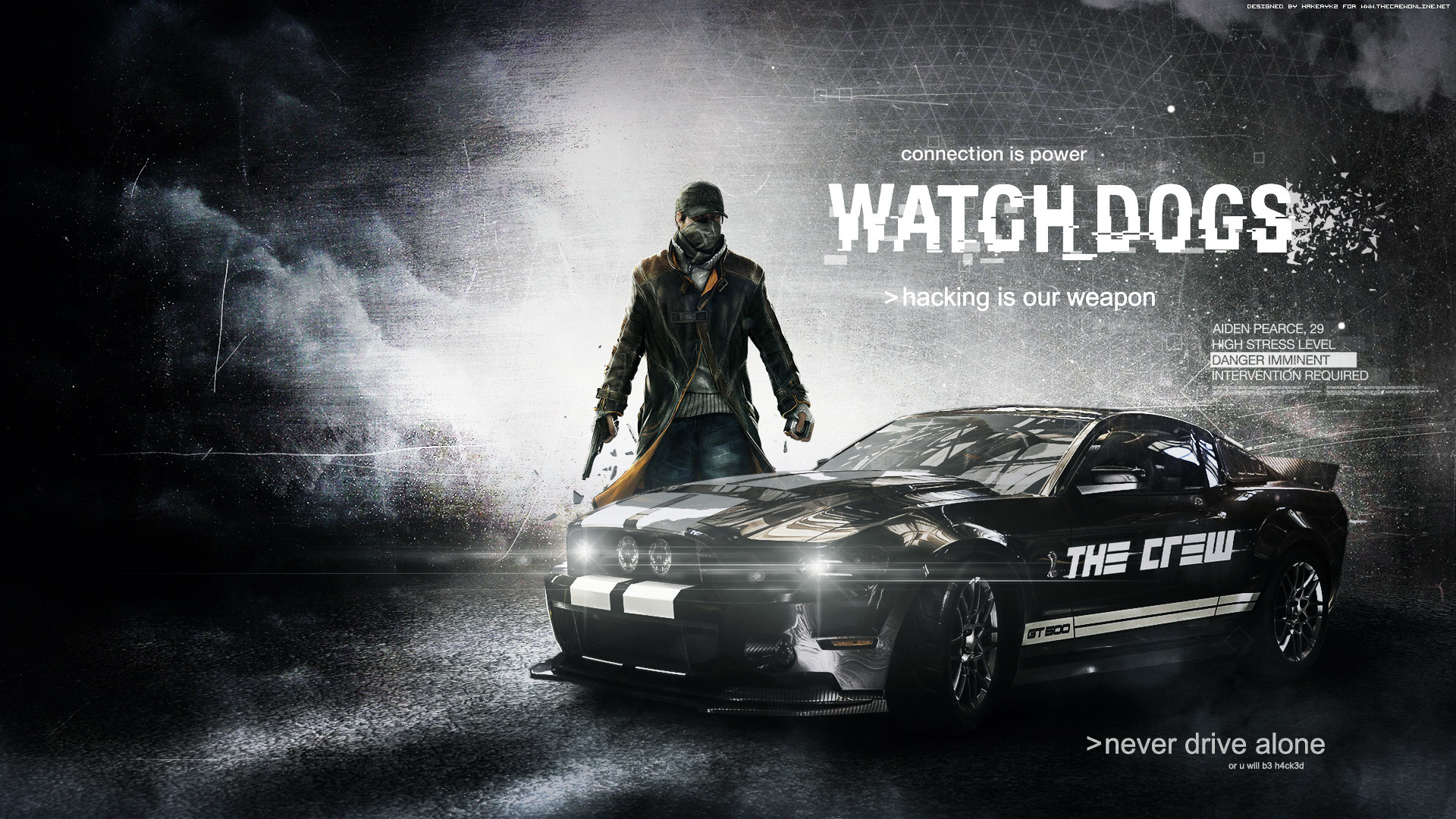 Aiden Pearce, Watch Dogs, The Crew, Auto sportiva, 16:9 Full HD, sfondo widescreen