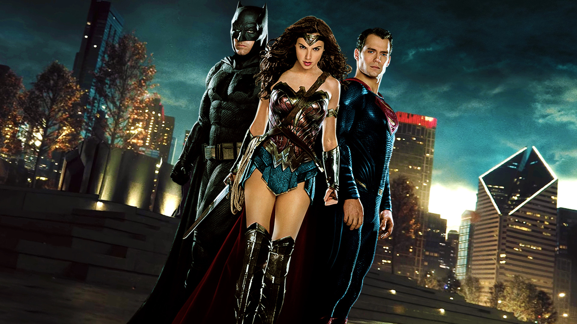 Batman, Wonder Woman, Superman, Gal Gadot, Batman v Superman: Dawn of Justice, sfondo desktop