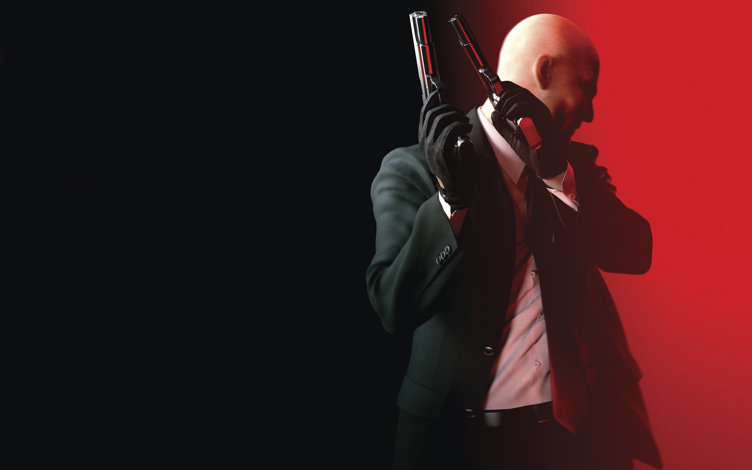 Hitman, Agente 47, Pistola, Rosso, 2560x1600, immagine di sfondo