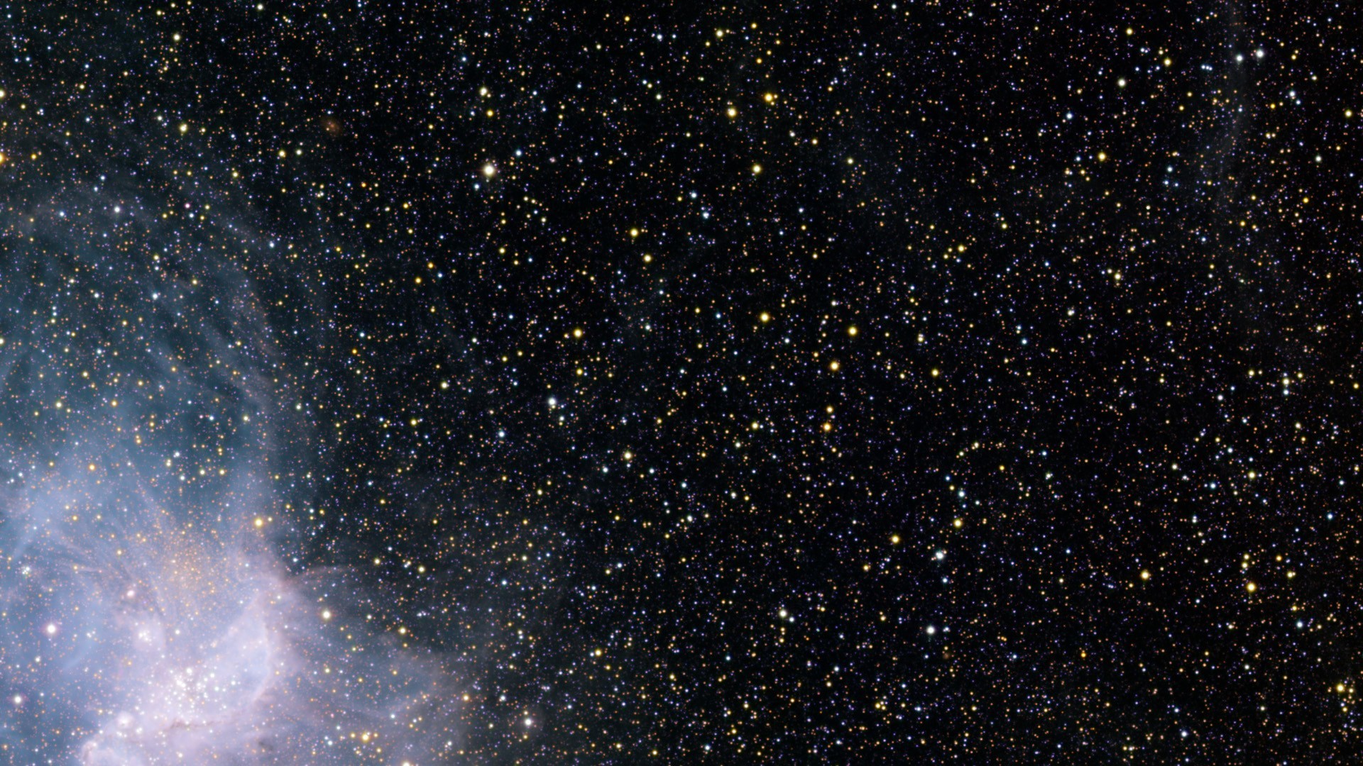 Campo stellare, Nebulosa, Spazio, Full HD, sfondo desktop