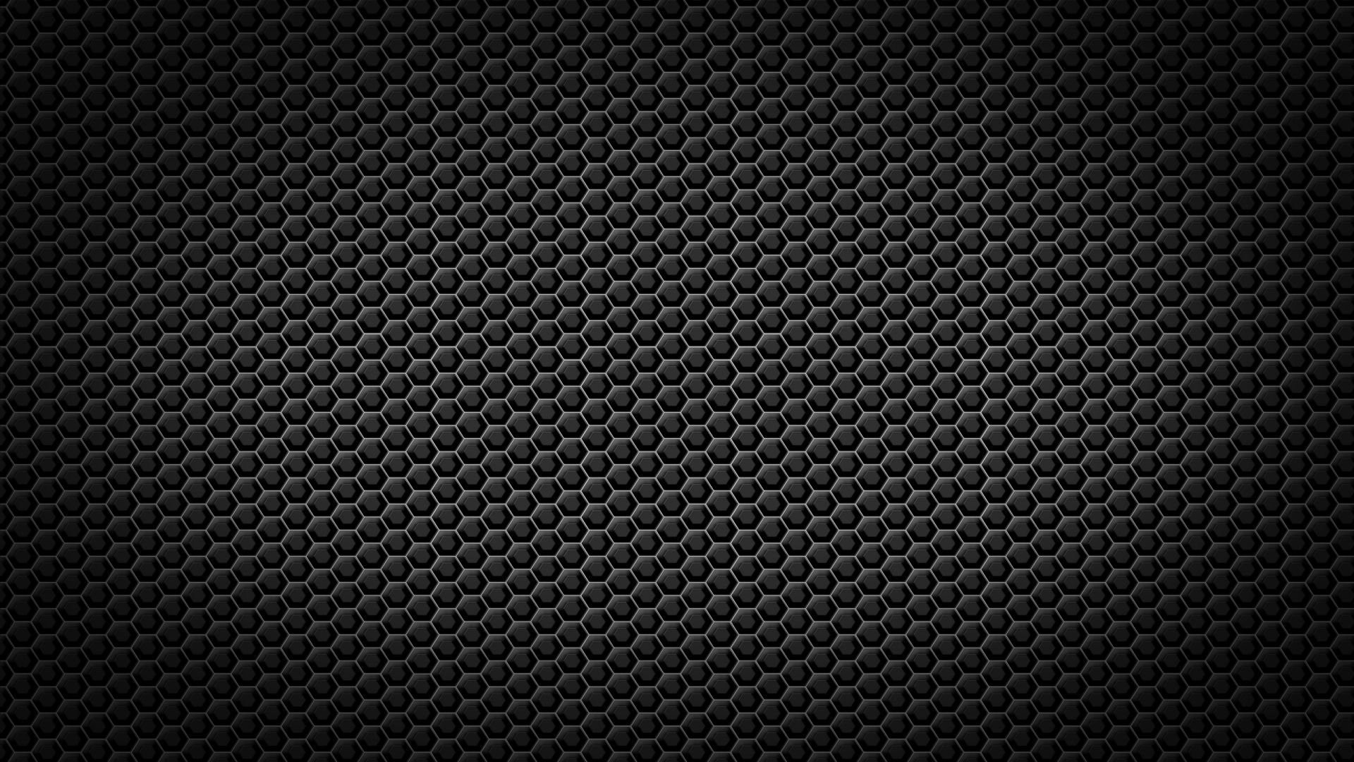 Griglia esagonale, Metallo nero, Texture, Full HD, sfondo Windows 11