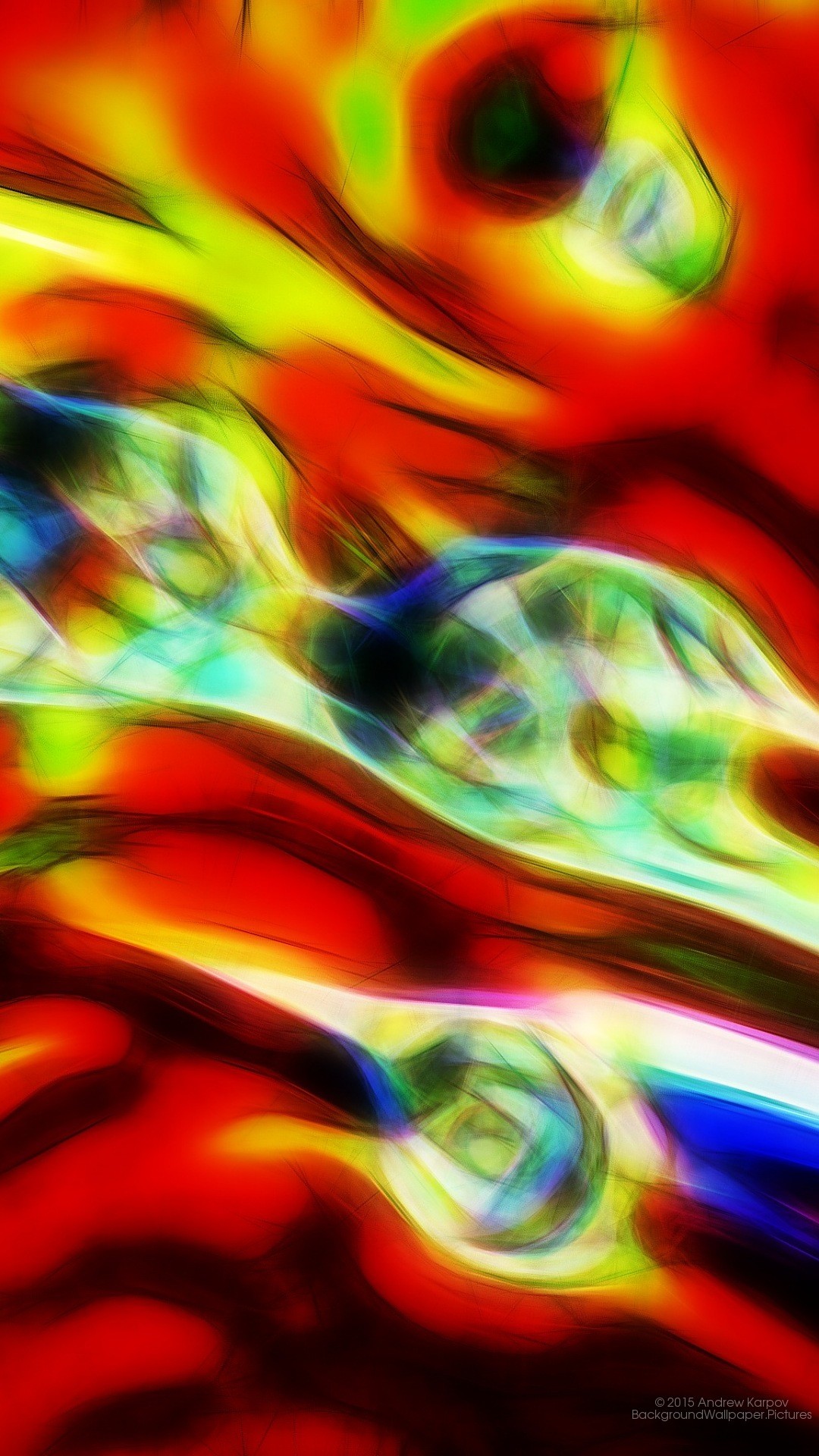 Astratto, Rosso e giallo, sfondo Asus