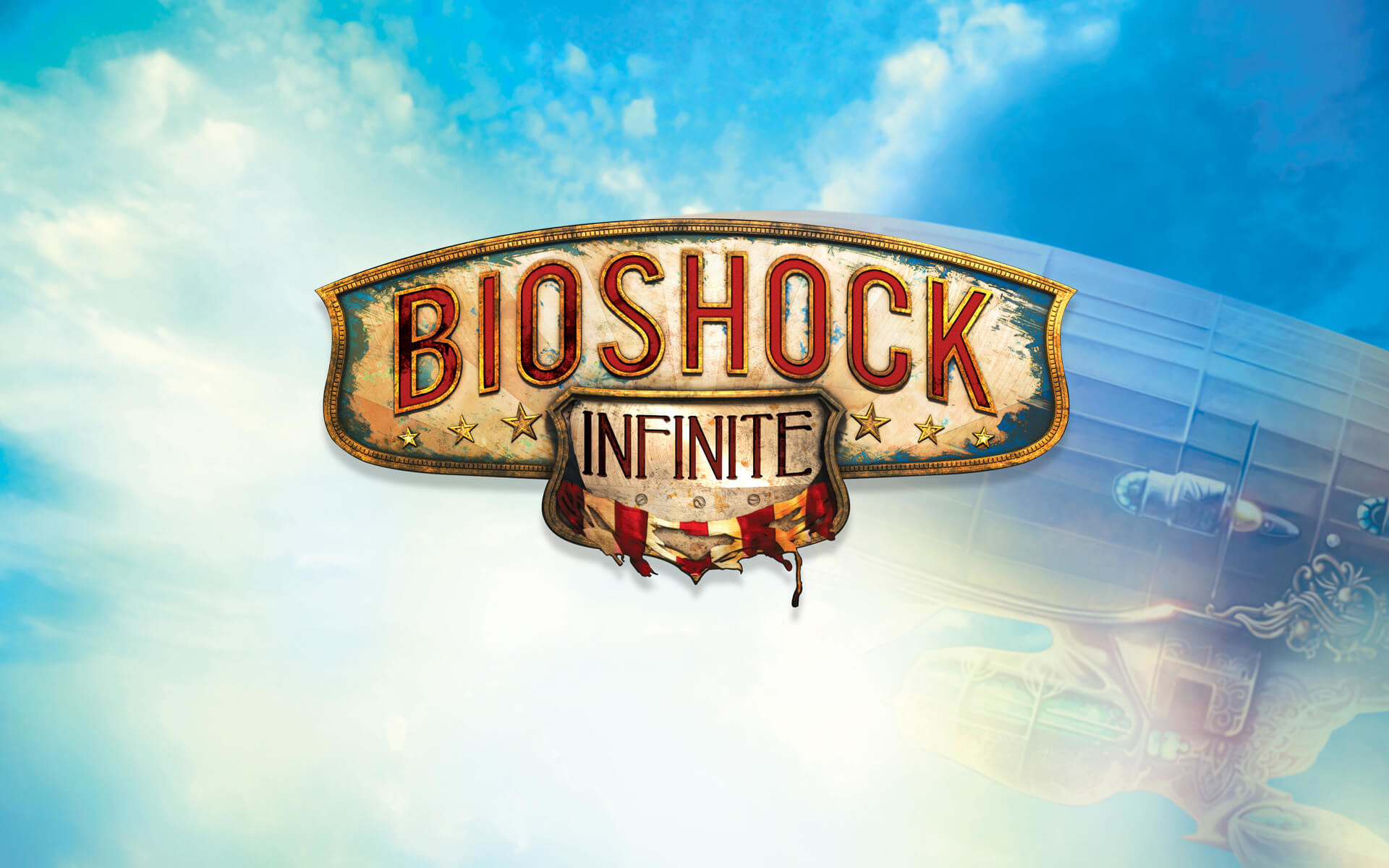 BioShock Infinite, Logo, Cielo azzurro, 1920x1200, sfondo MacBook Pro