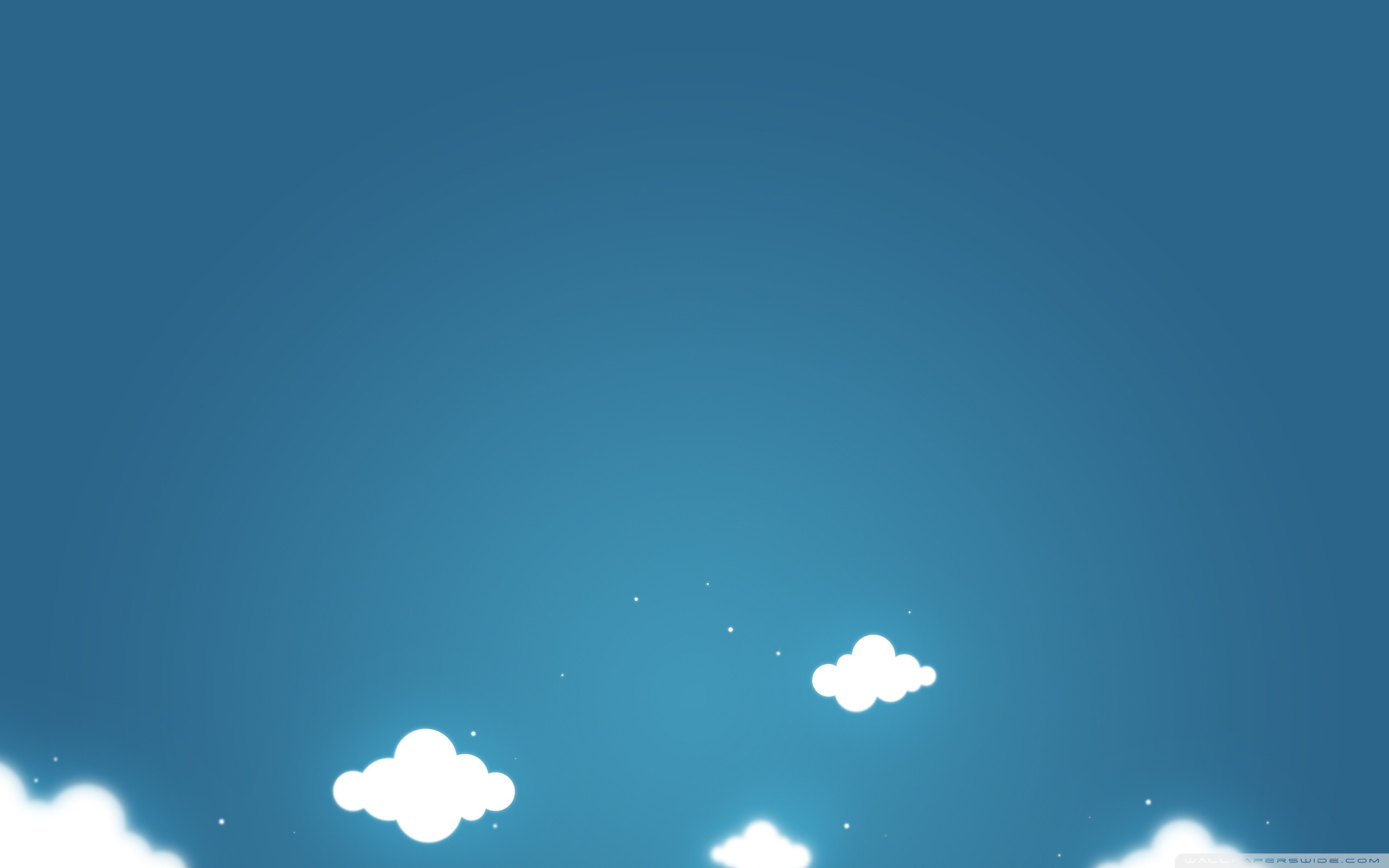Cielo, Nuvole, Minimalista, Blu, 16:10 2K, sfondo widescreen