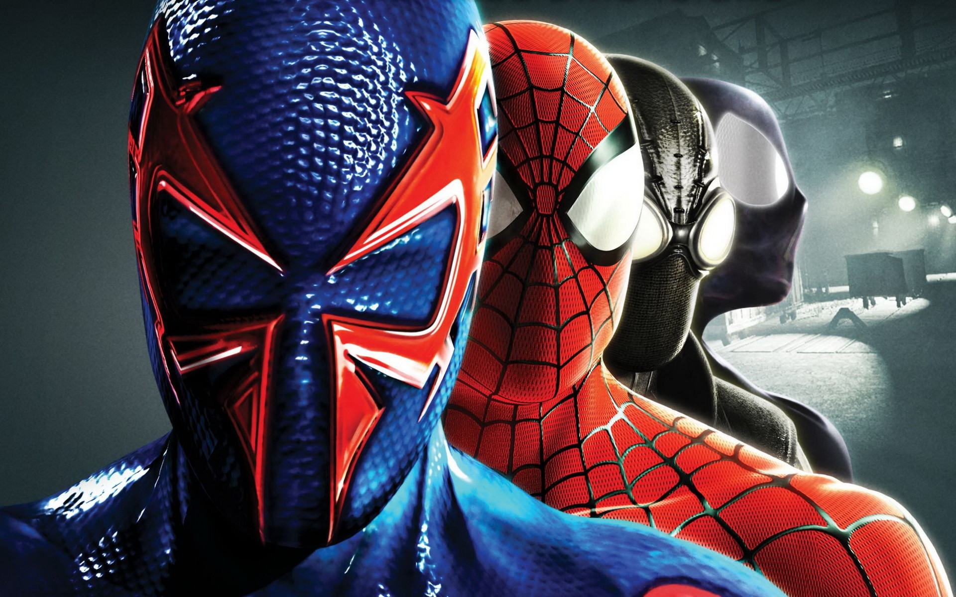 Spider-Man 2099, Spider-Man, Spider-Man Noir, Marvel, 16:10 Full HD, wallpaper widescreen