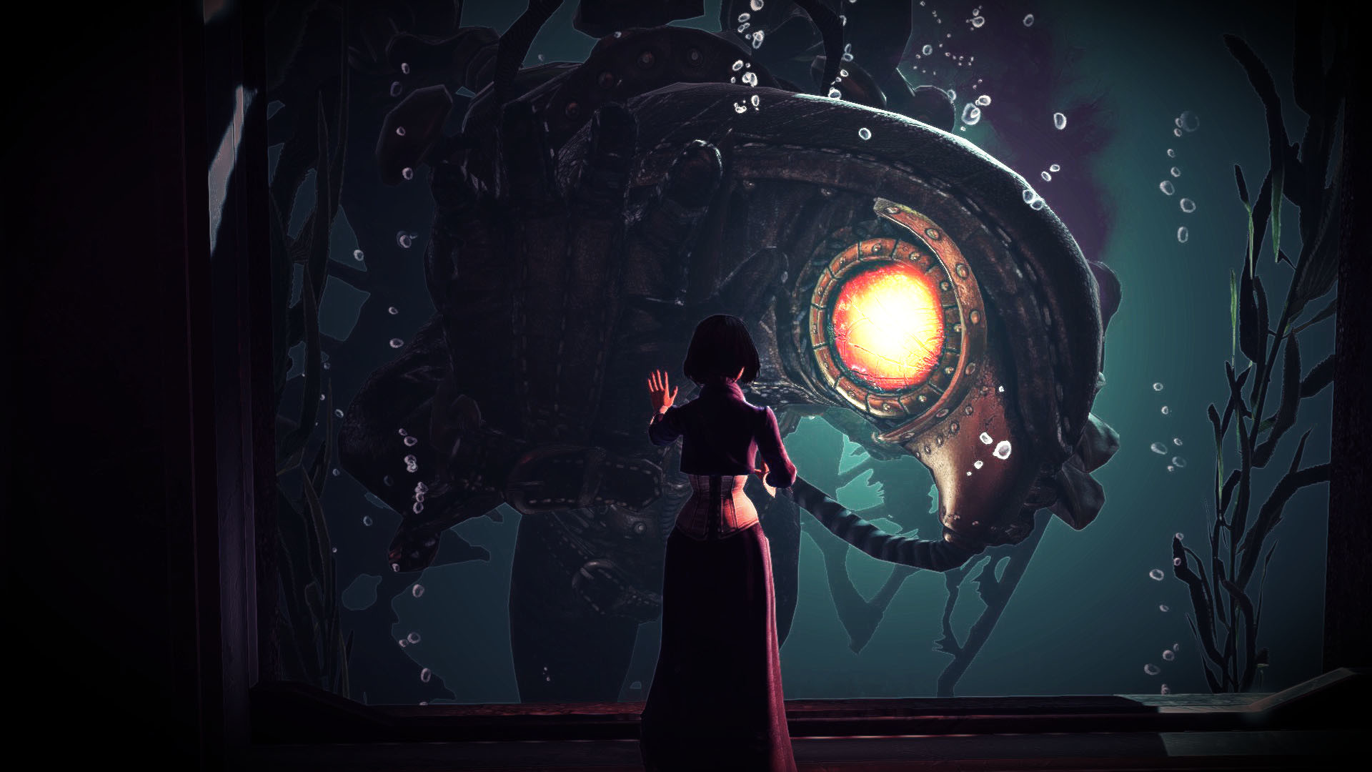 Elizabeth, Songbird, BioShock Infinite, Subacqueo, Full HD, wallpaper desktop