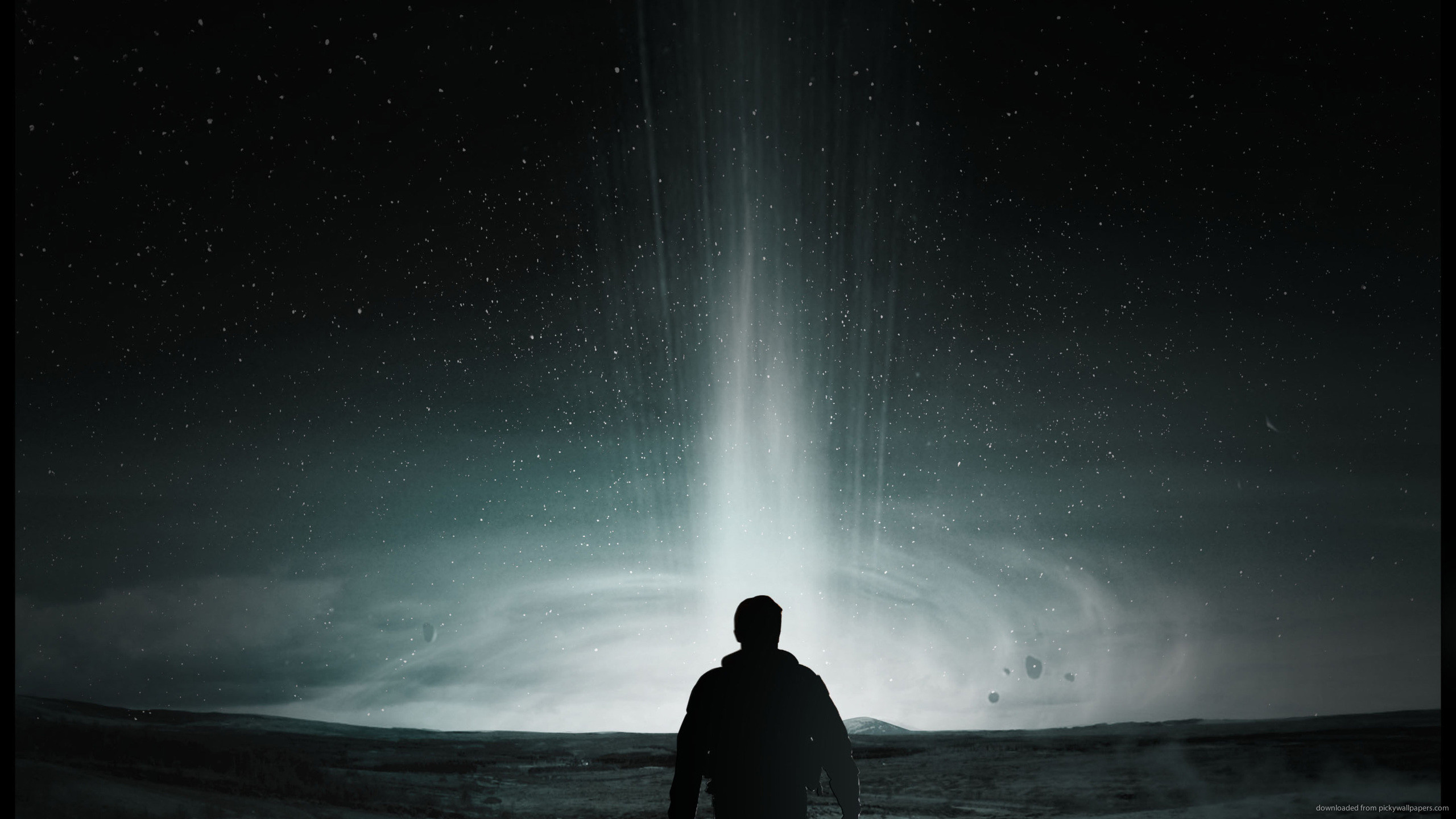 Interstellar, Cooper, Silhouette, Via Lattea, 2K 1440p, sfondo desktop
