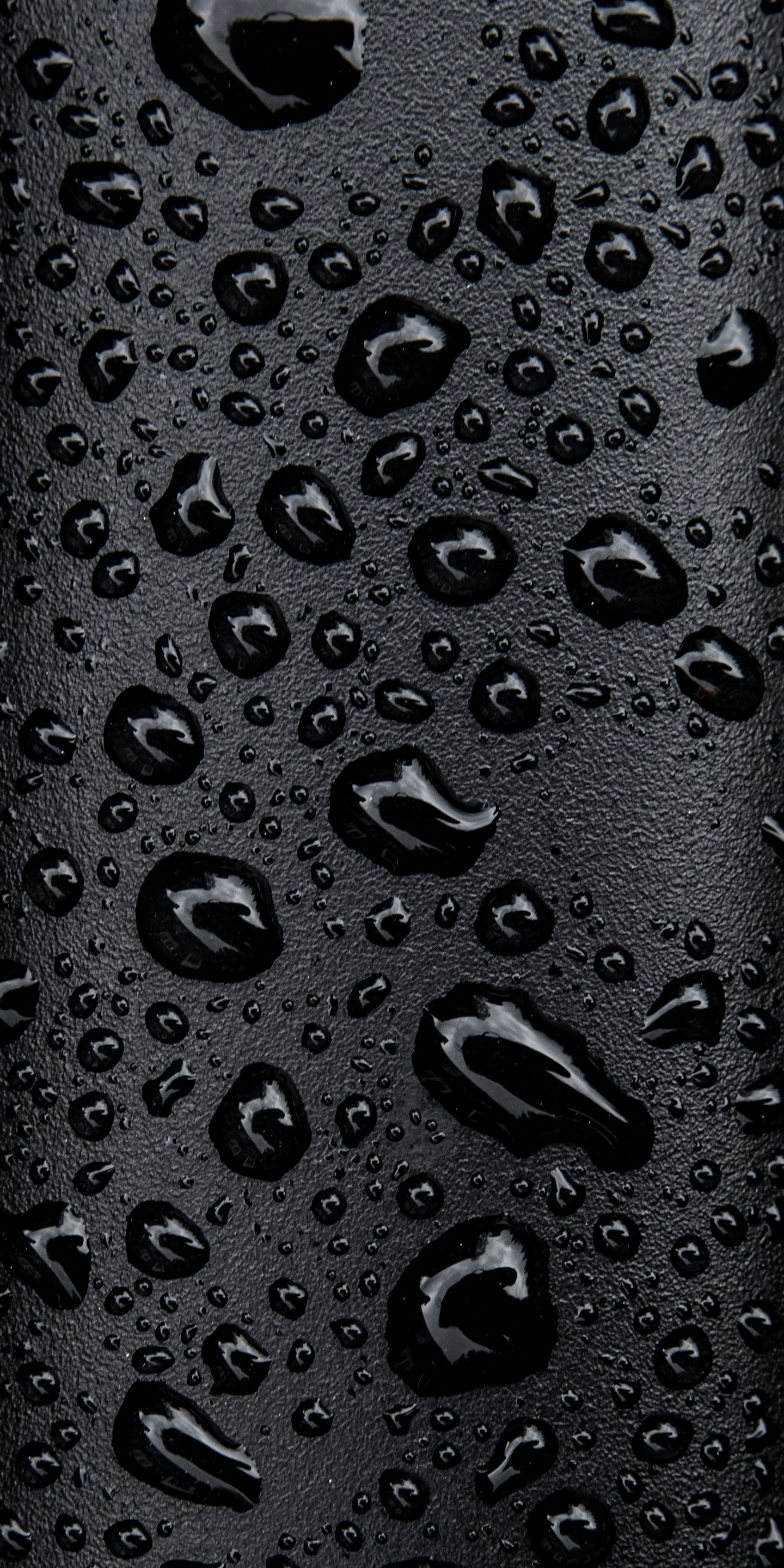 Gocce d'acqua, Nero, Texture, sfondo Galaxy S8 QHD+