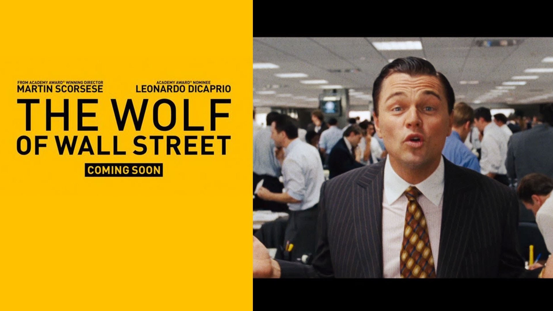 The Wolf of Wall Street, Leonardo DiCaprio, Martin Scorsese, Locandina, sfondo 1920x1080 per PC