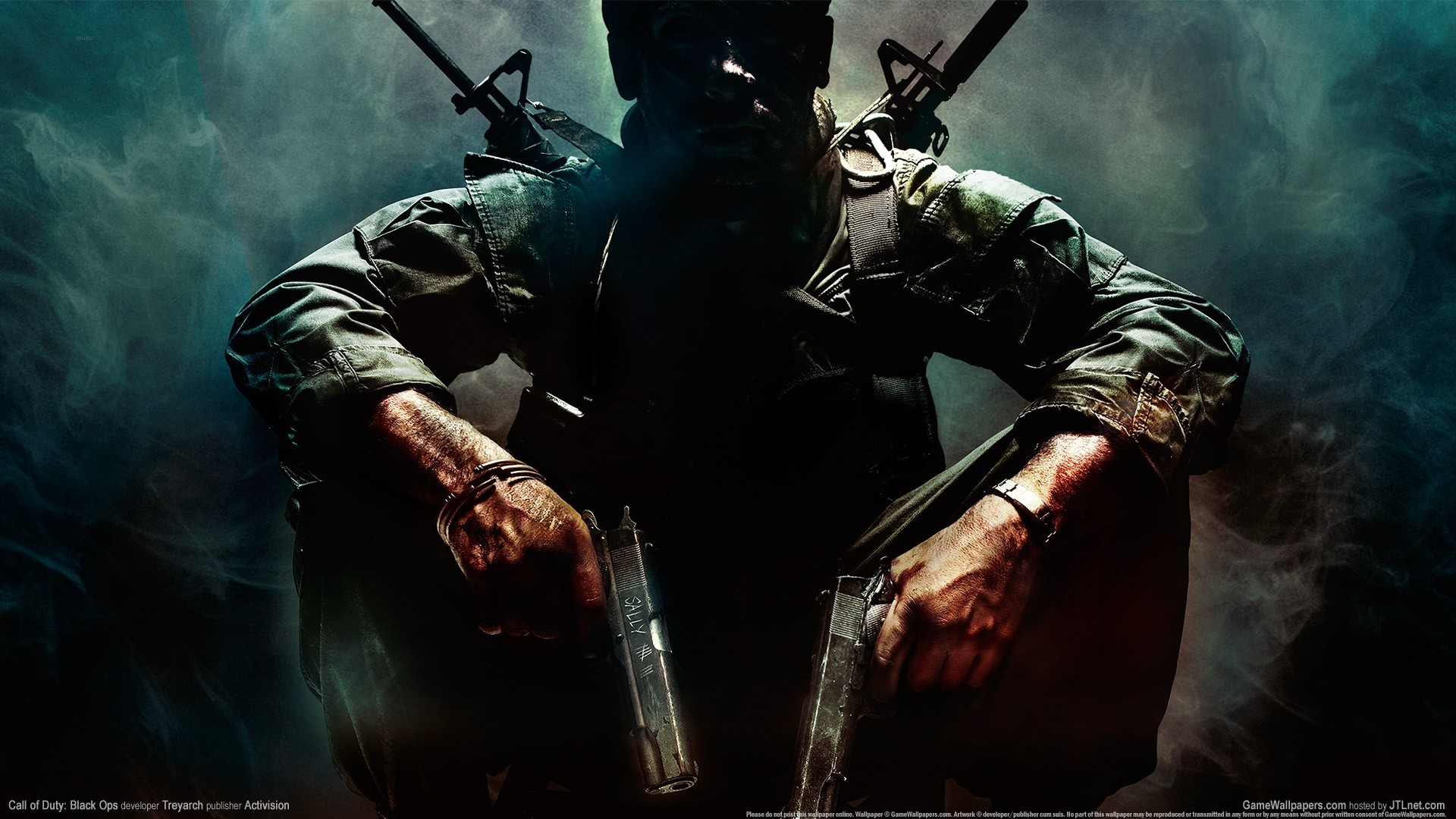 Call of Duty: Black Ops, Soldato, Pistole, Sparatutto, 16:9 Full HD, sfondo widescreen