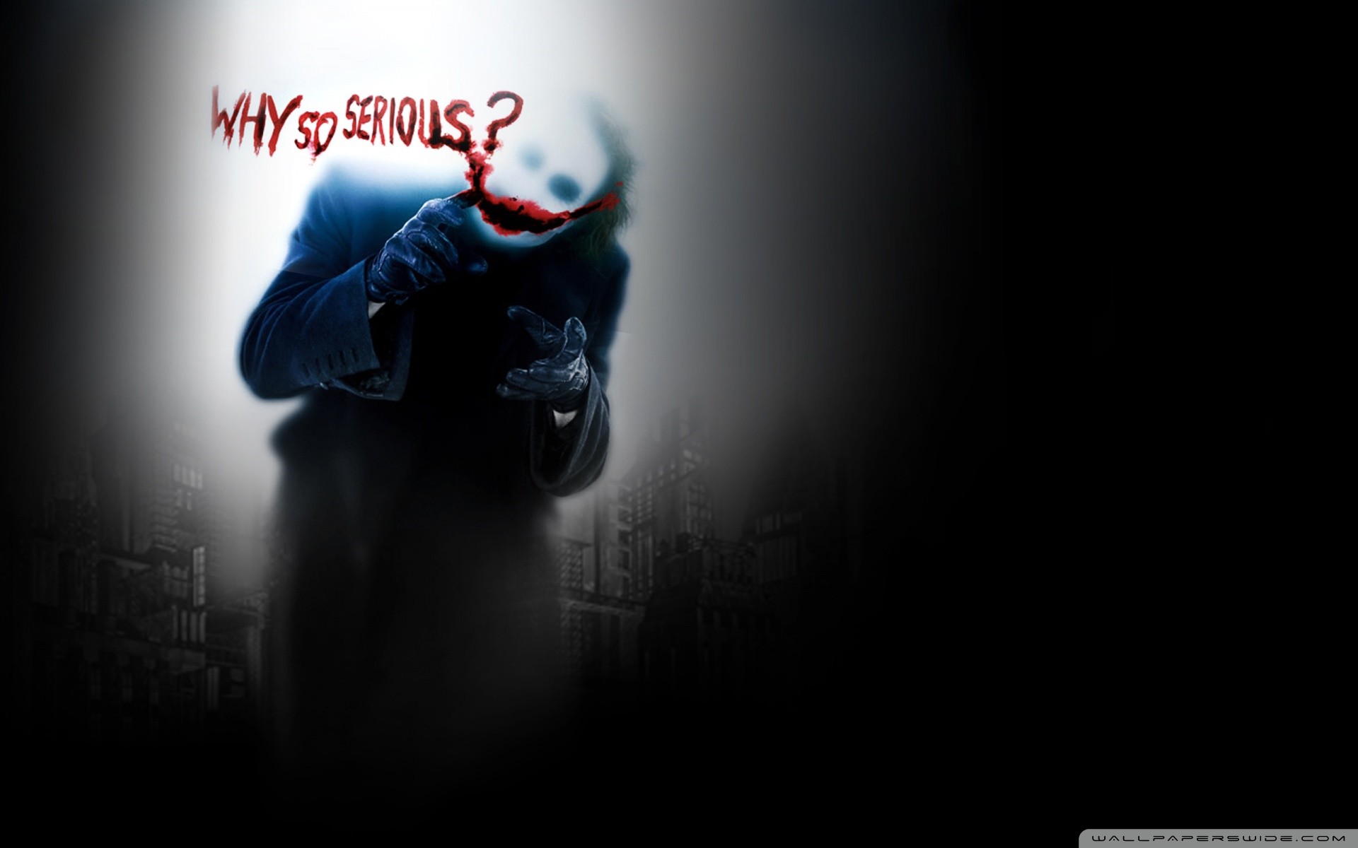 Joker, Why So Serious?, Il cavaliere oscuro, Poster, 16:10 Full HD, sfondo widescreen