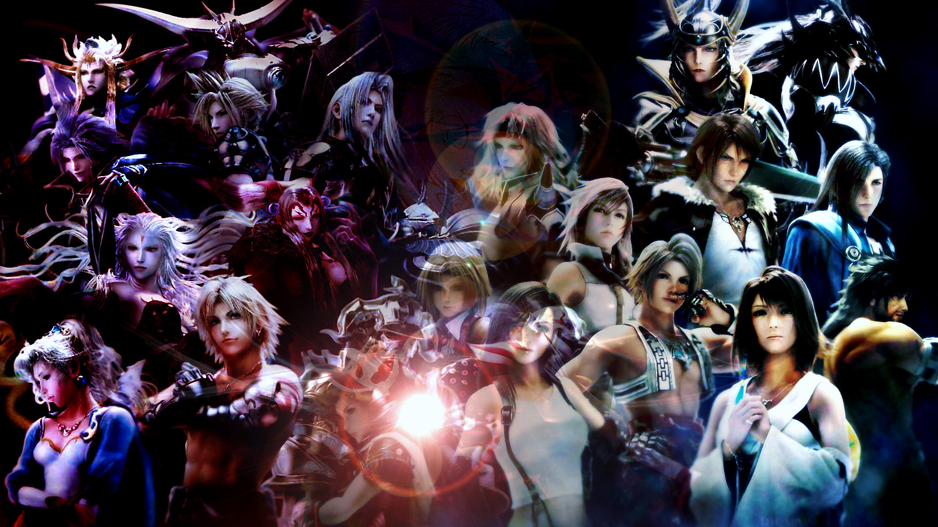 Dissidia Final Fantasy, Tidus, Yuna, Squall Leonhart, Personaggi Final Fantasy, immagine di sfondo