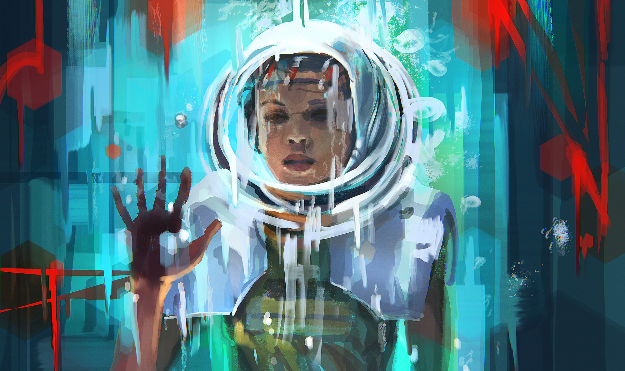 Undici, Stranger Things, Vasca di deprivazione, Pittura digitale, sfondo Full HD per portatile