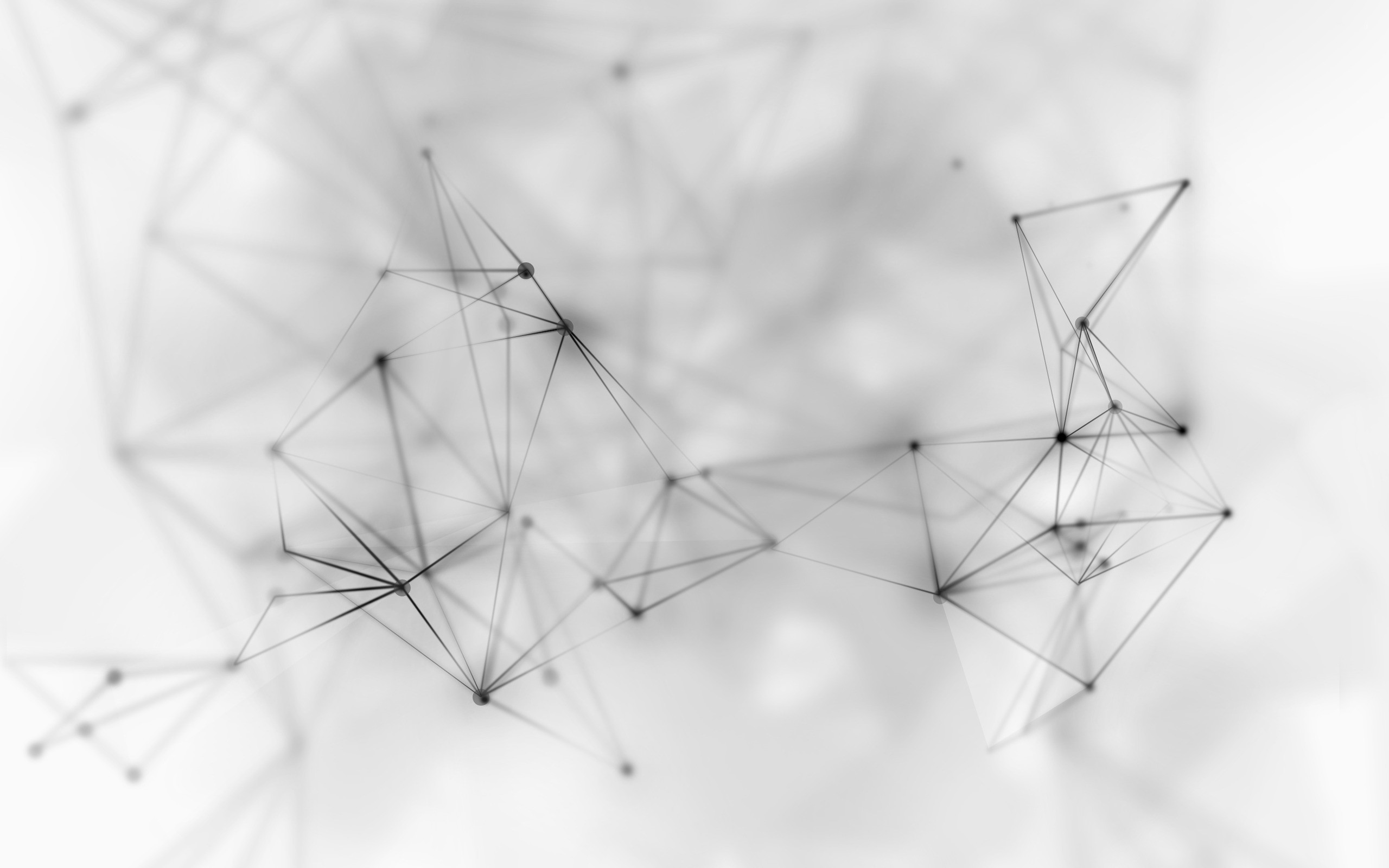 Linee geometriche, Plesso, Astratto, Bianco, 2K, sfondo desktop