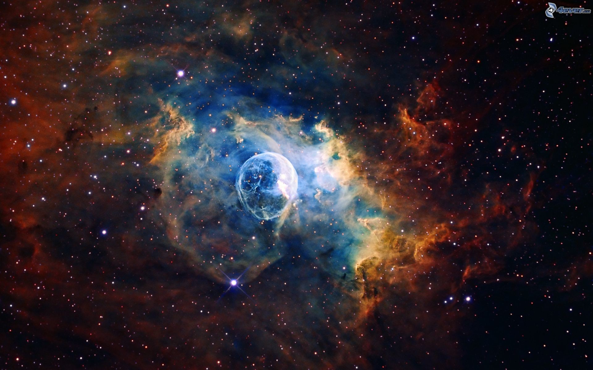 Nebulosa Bolla, Spazio, Stelle, Full HD, sfondo per PC e portatile