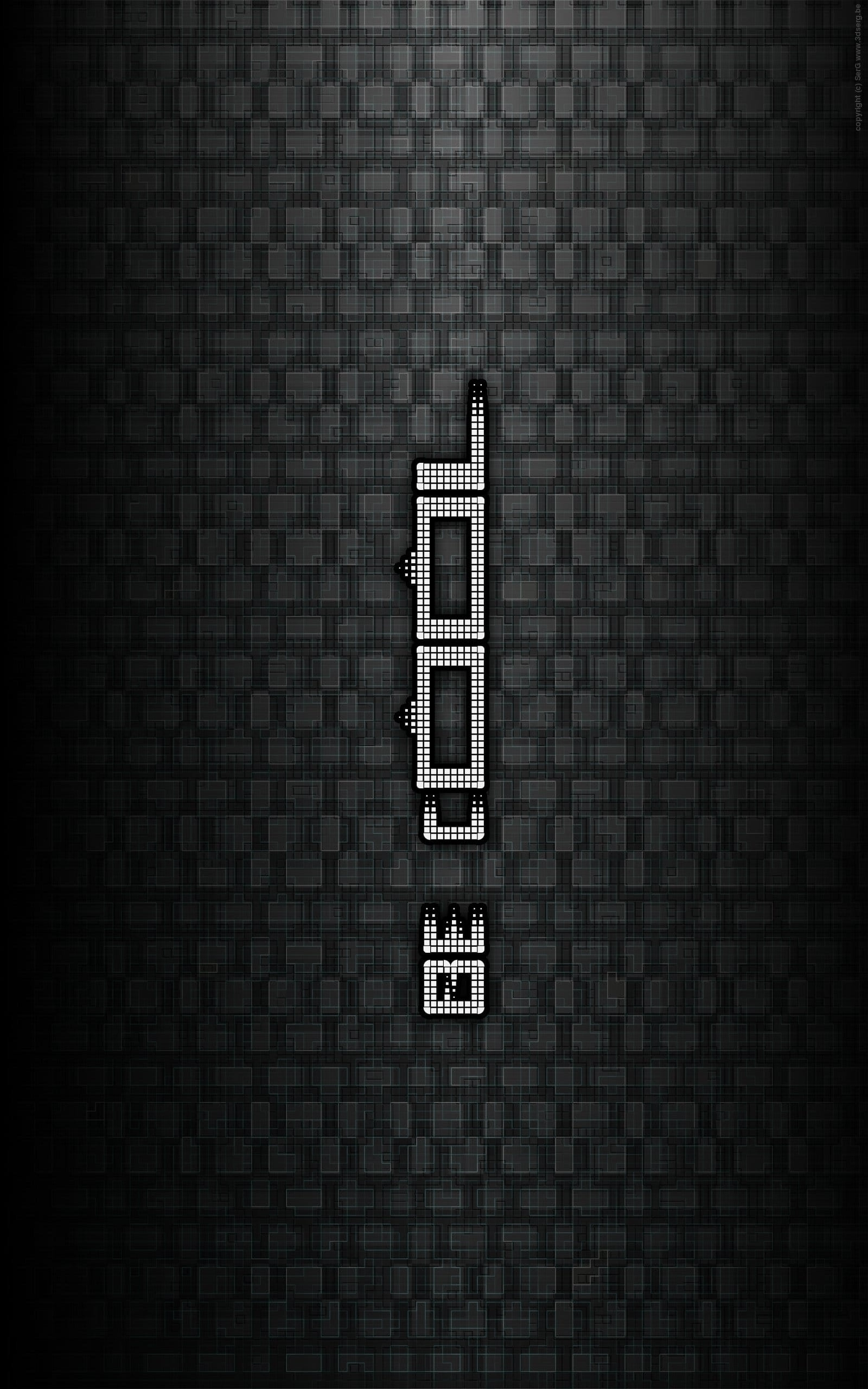 Be Cool, Scritta, Texture esagonale, Sfondo nero, QHD+, schermata di blocco iPhone 5C