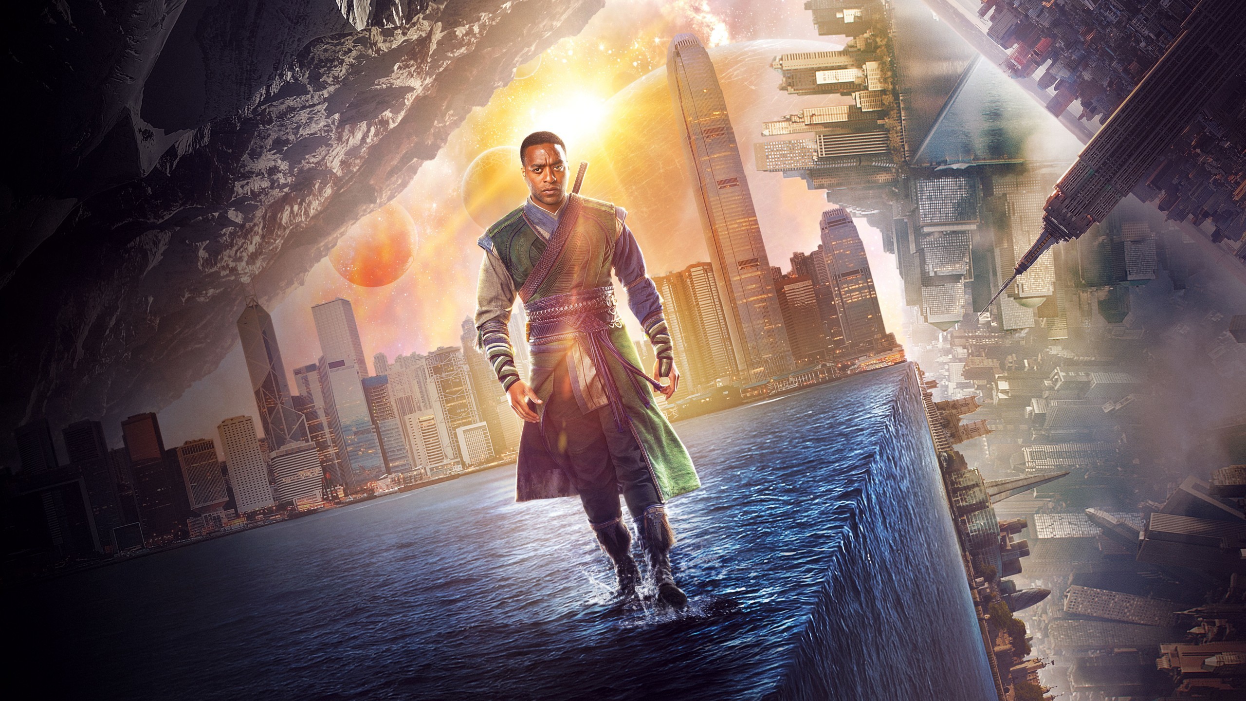 Mordo, Chiwetel Ejiofor, Città distorta, Doctor Strange (film 2016), sfondo 2K per computer