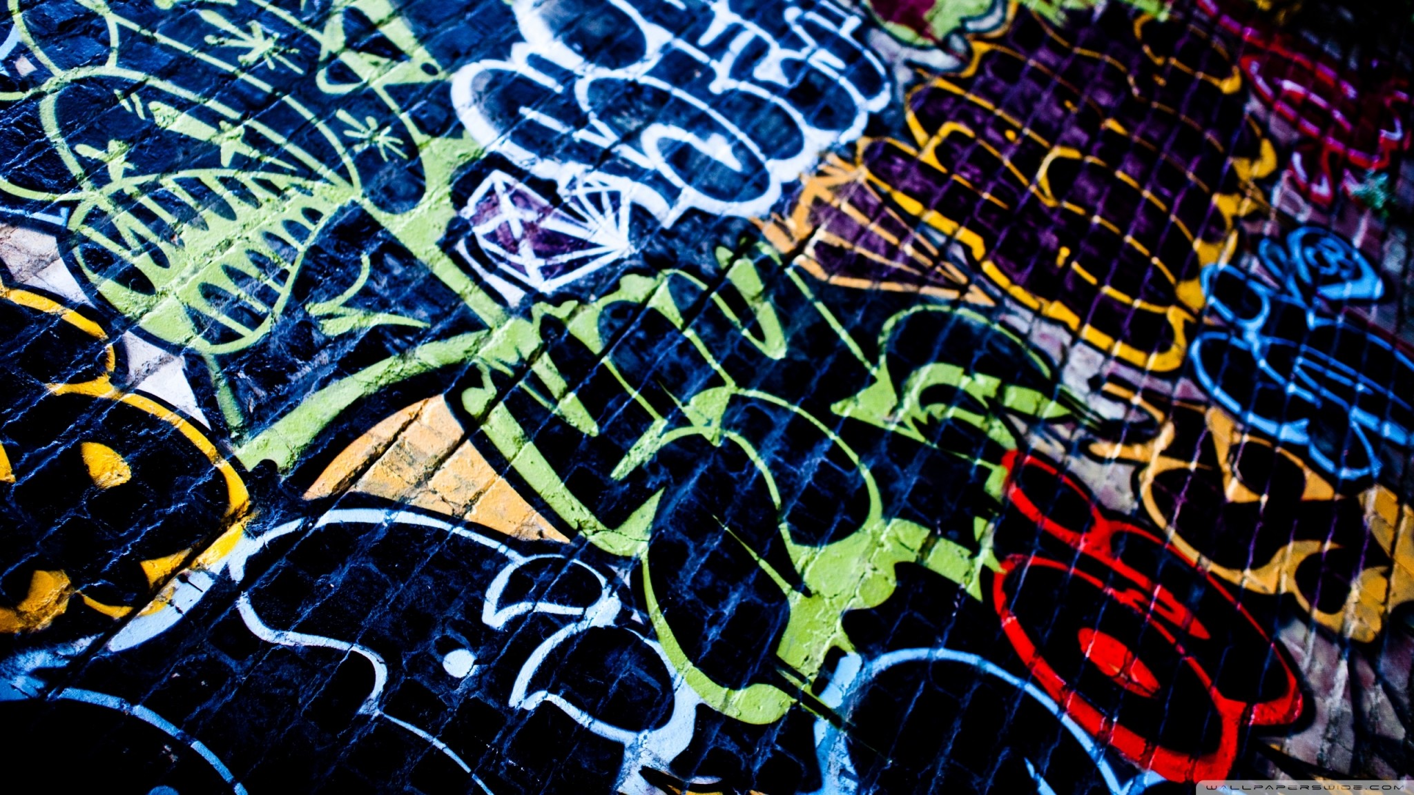 Graffiti, Street art, Colori vivaci, Full HD, sfondo per PC e portatile
