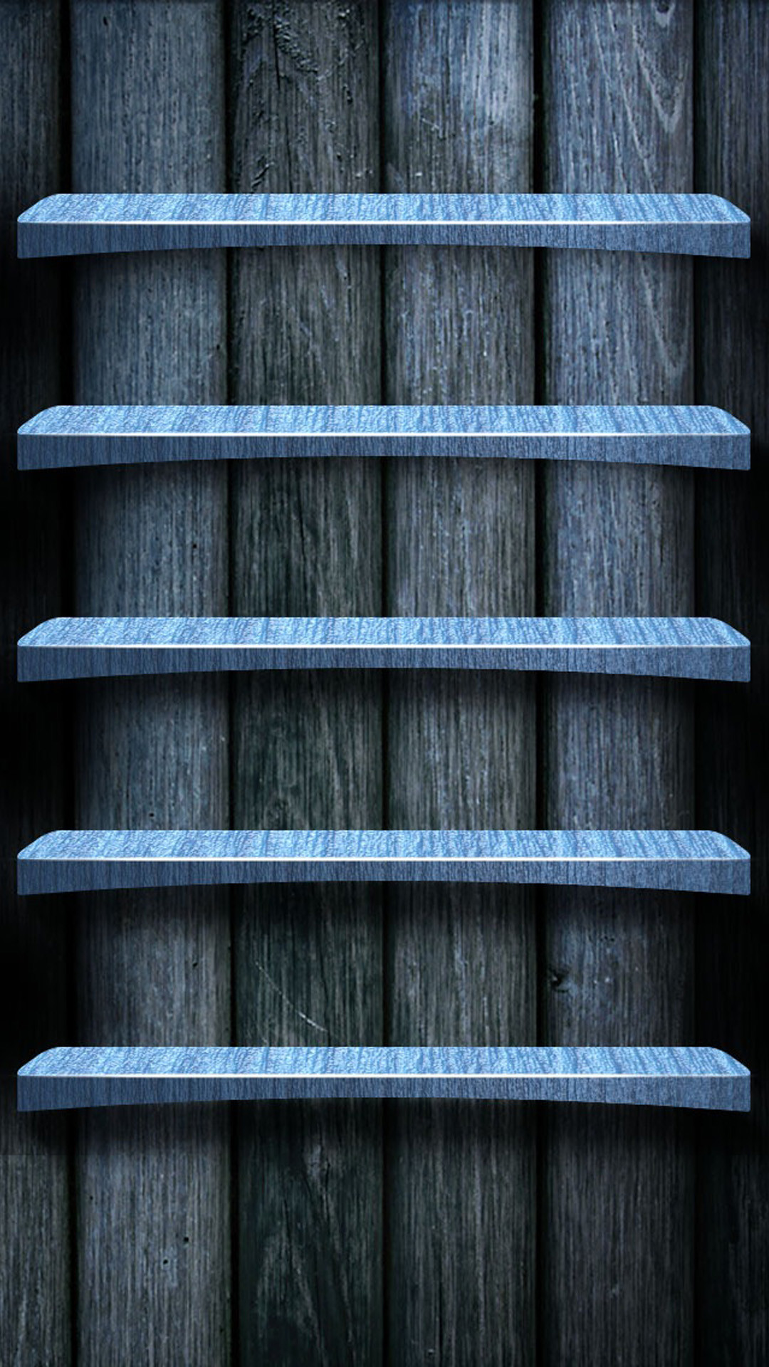 Mensole, Legno scuro, Blu, sfondo iPhone 5S