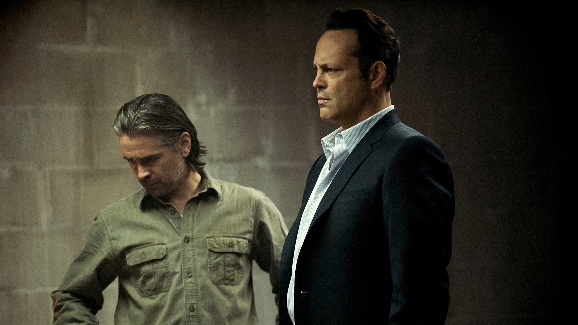 Ray Velcoro, Colin Farrell, Frank Semyon, Vince Vaughn, True Detective, sfondo desktop 1920x1080