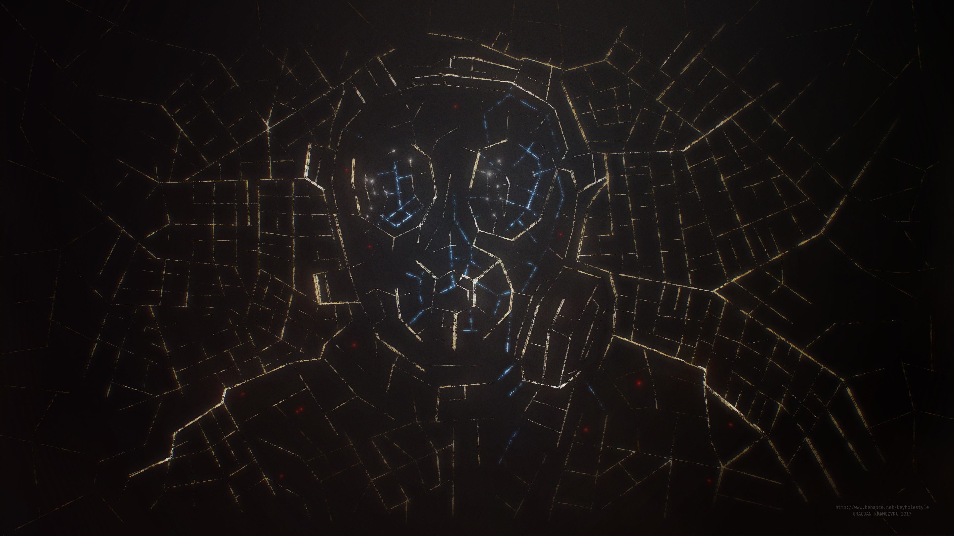 Rainbow Six Siege, Logo, Linee luminose, Sfondo nero, 4K, wallpaper per PC