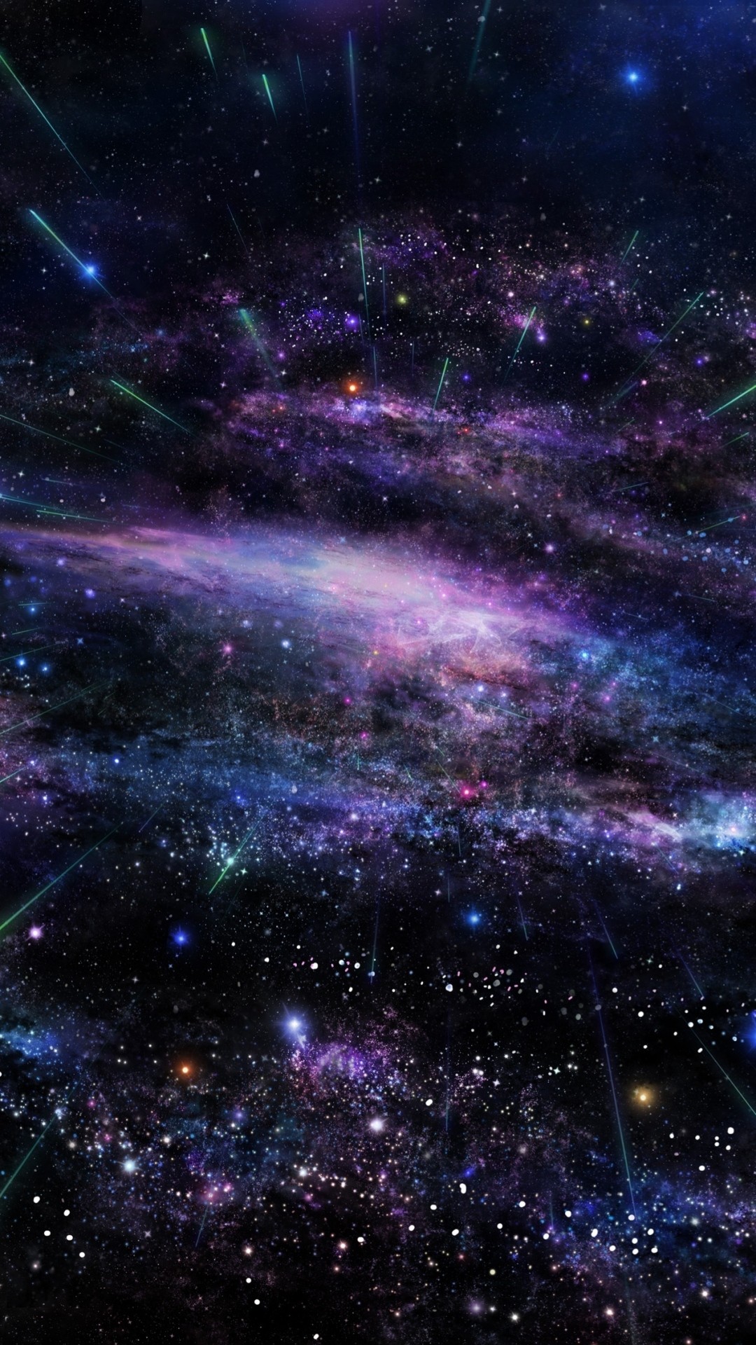 Galassia, Nebulosa, Stelle, Spazio, 1080x1920, schermata di blocco iPhone