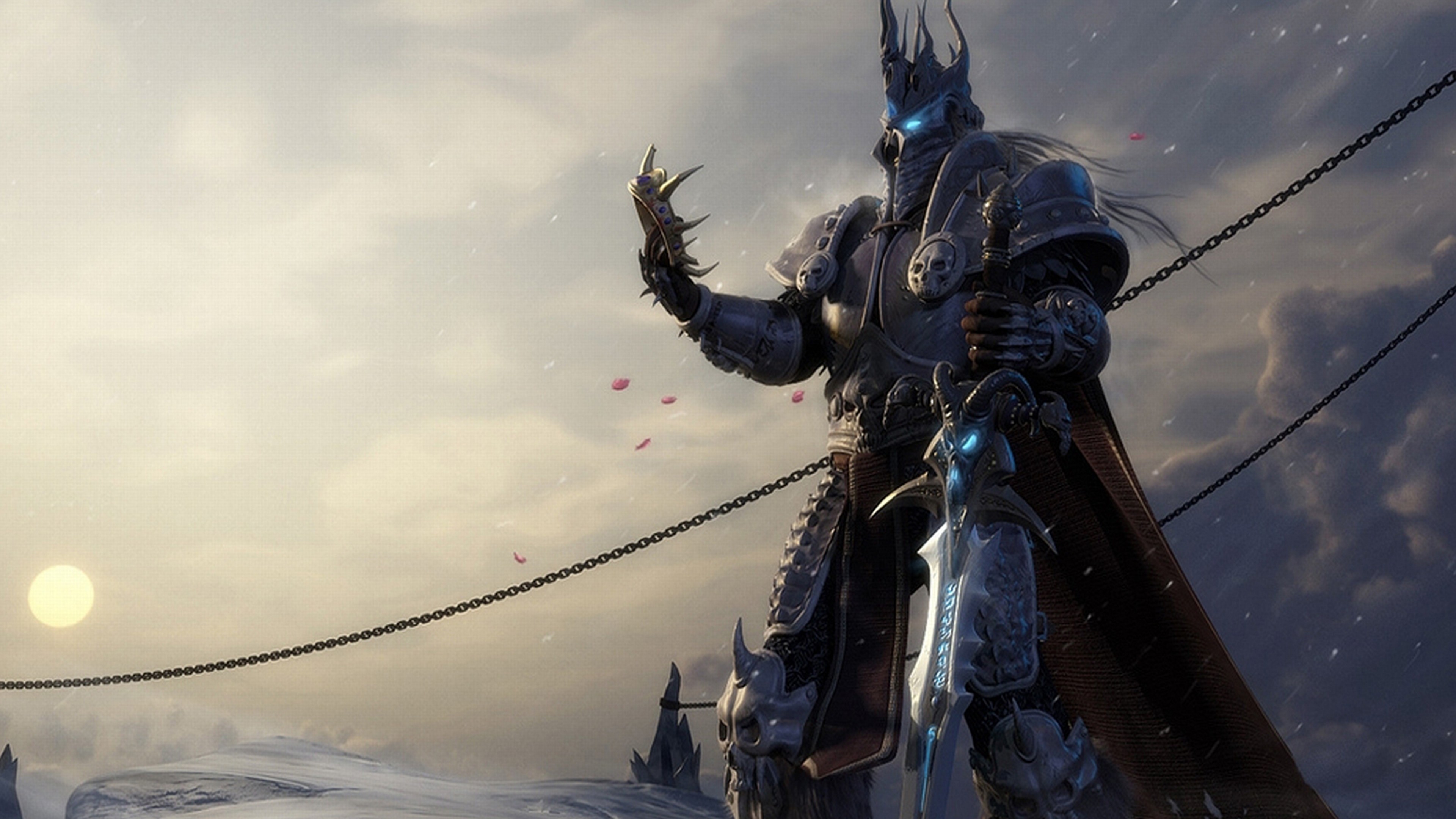 Re dei Lich, Arthas, World of Warcraft, Fantasy, 4K, sfondo per PC e portatile