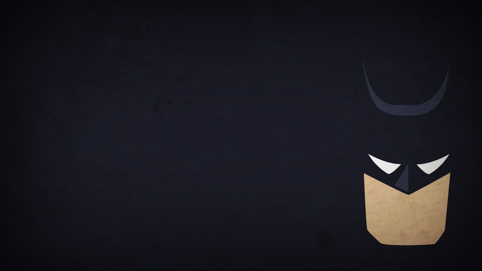 Batman, DC Comics, Flat design, Scuro, 1920x1080, sfondo per PC