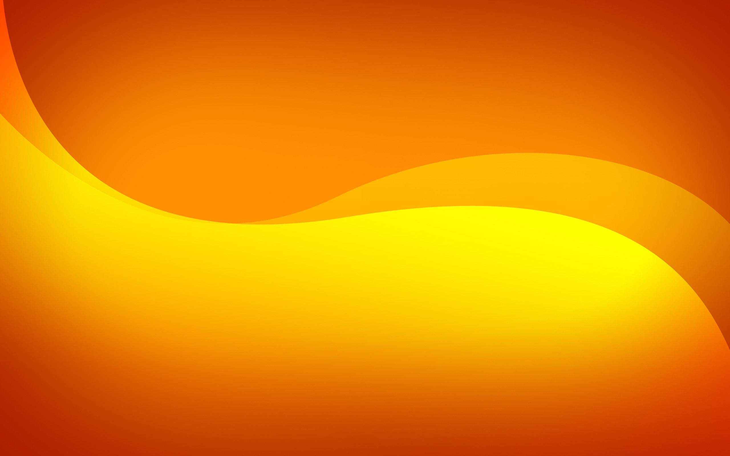 Onde, Arancione, Giallo, Astratto, 2K, wallpaper per computer