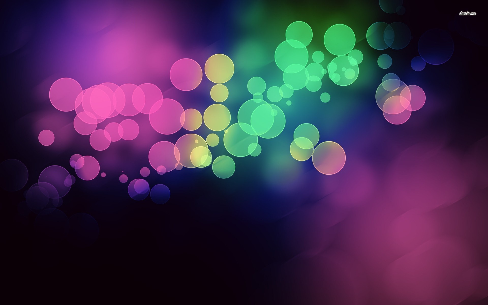 Bokeh, Rosa, Verde, Viola, Full HD, sfondo desktop