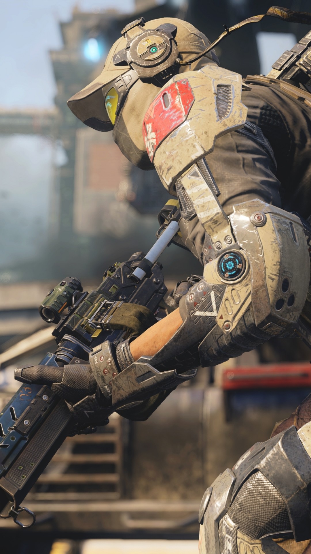 Call of Duty: Black Ops III, Soldato, Arma, Verticale, 1080x1920, schermata di blocco iPhone