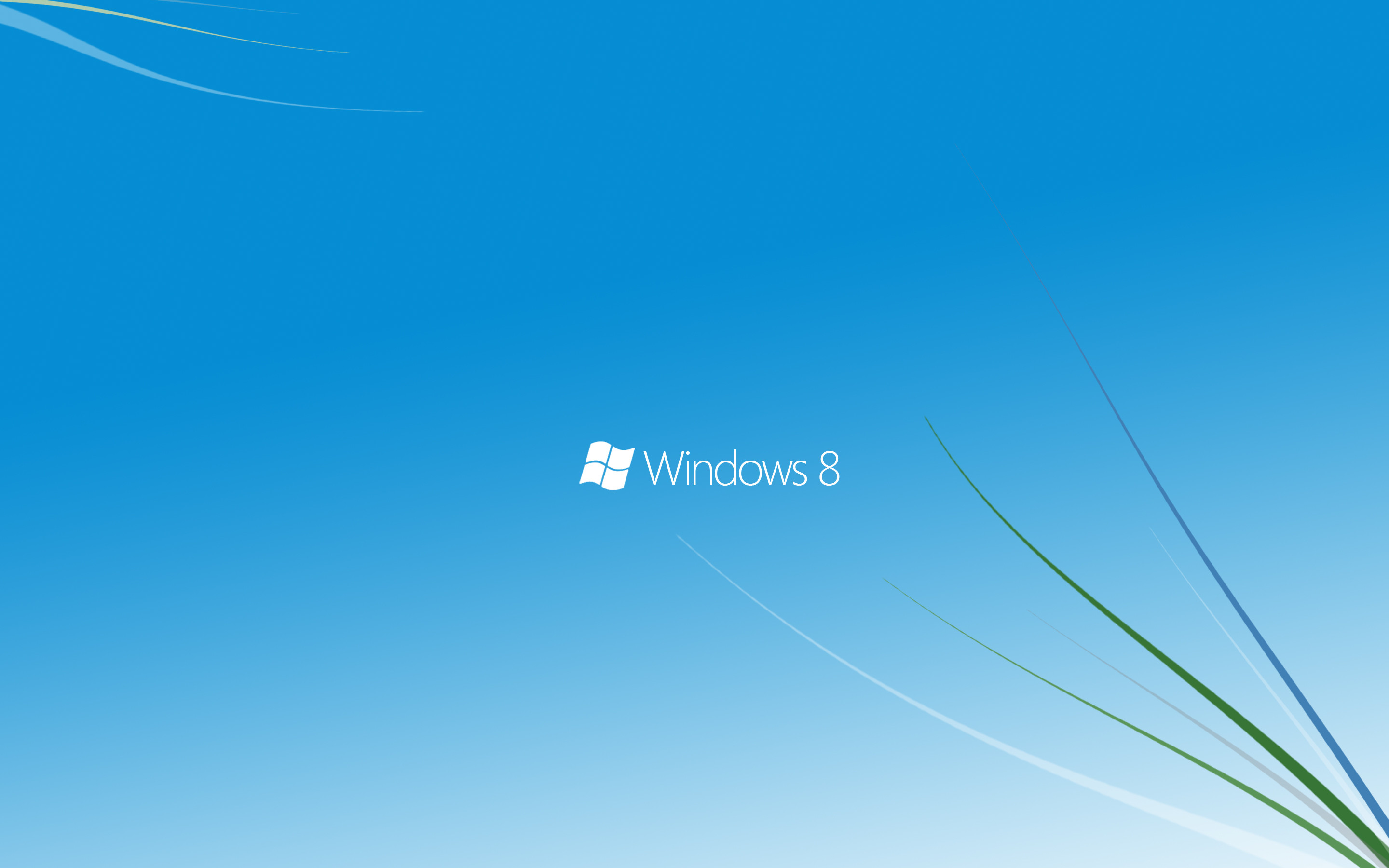 Windows 8, Logo Windows, Azzurro, Fili d'erba, 2880x1800, sfondo per PC