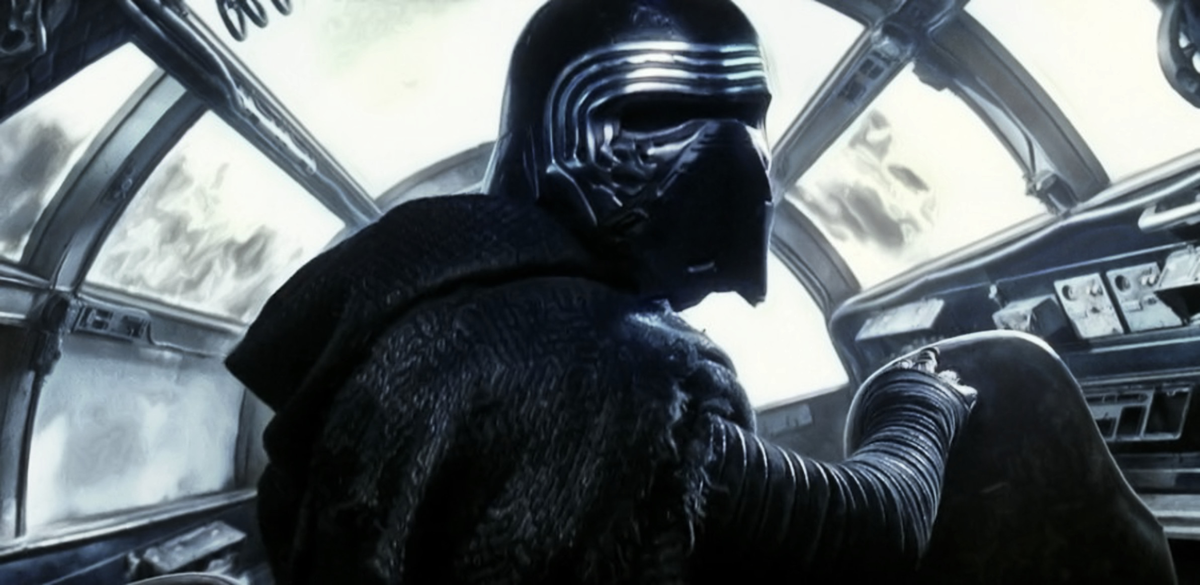 Kylo Ren, Millennium Falcon, Star Wars, Cabina di pilotaggio, Full HD, sfondo per PC