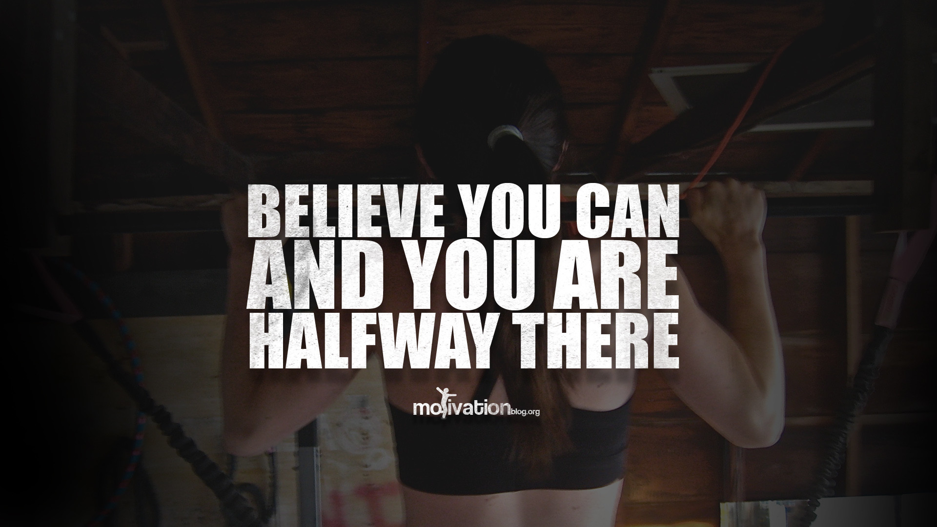 Believe You Can, Citazione motivazionale, Palestra, Full HD, sfondo Windows 11