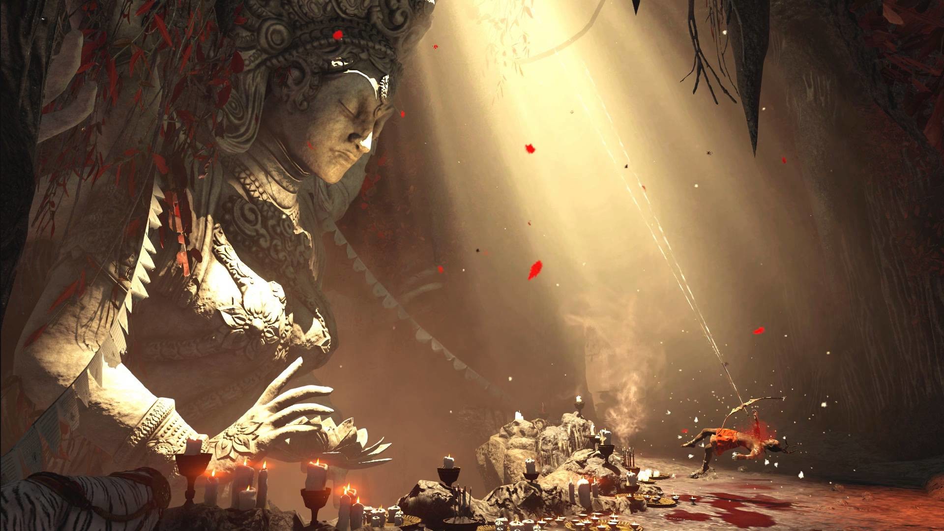 Far Cry 4, Kali, Statua, Luce, Full HD, sfondo per portatile