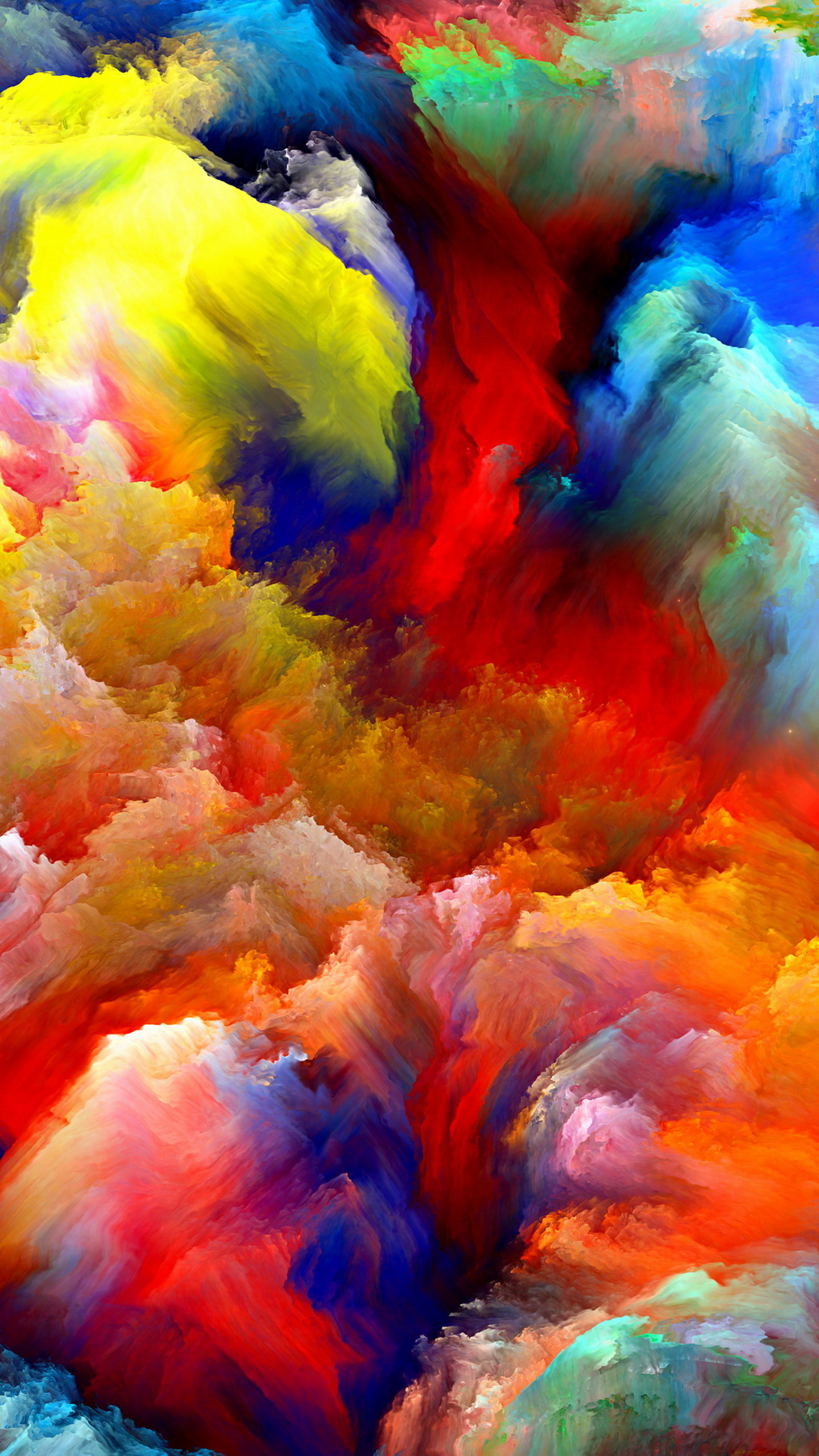 Fumo colorato, Astratto, Colorato, sfondo per Samsung S6