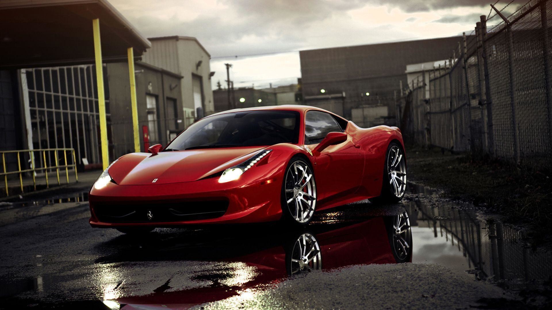 Ferrari 458 Italia, Ferrari, Supercar, Rosso, Full HD 1080p, sfondo desktop