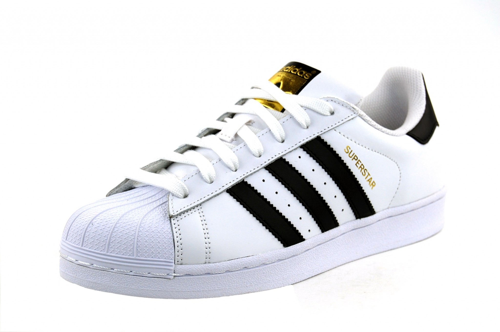 Adidas Superstar, Sneakers, Sfondo bianco, Full HD, wallpaper per PC