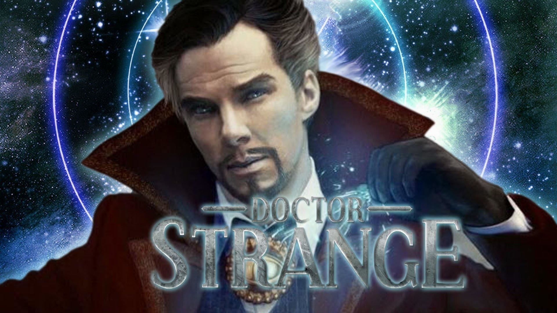 Doctor Strange, Benedict Cumberbatch, Spazio, Fan art, Full HD, sfondo per PC