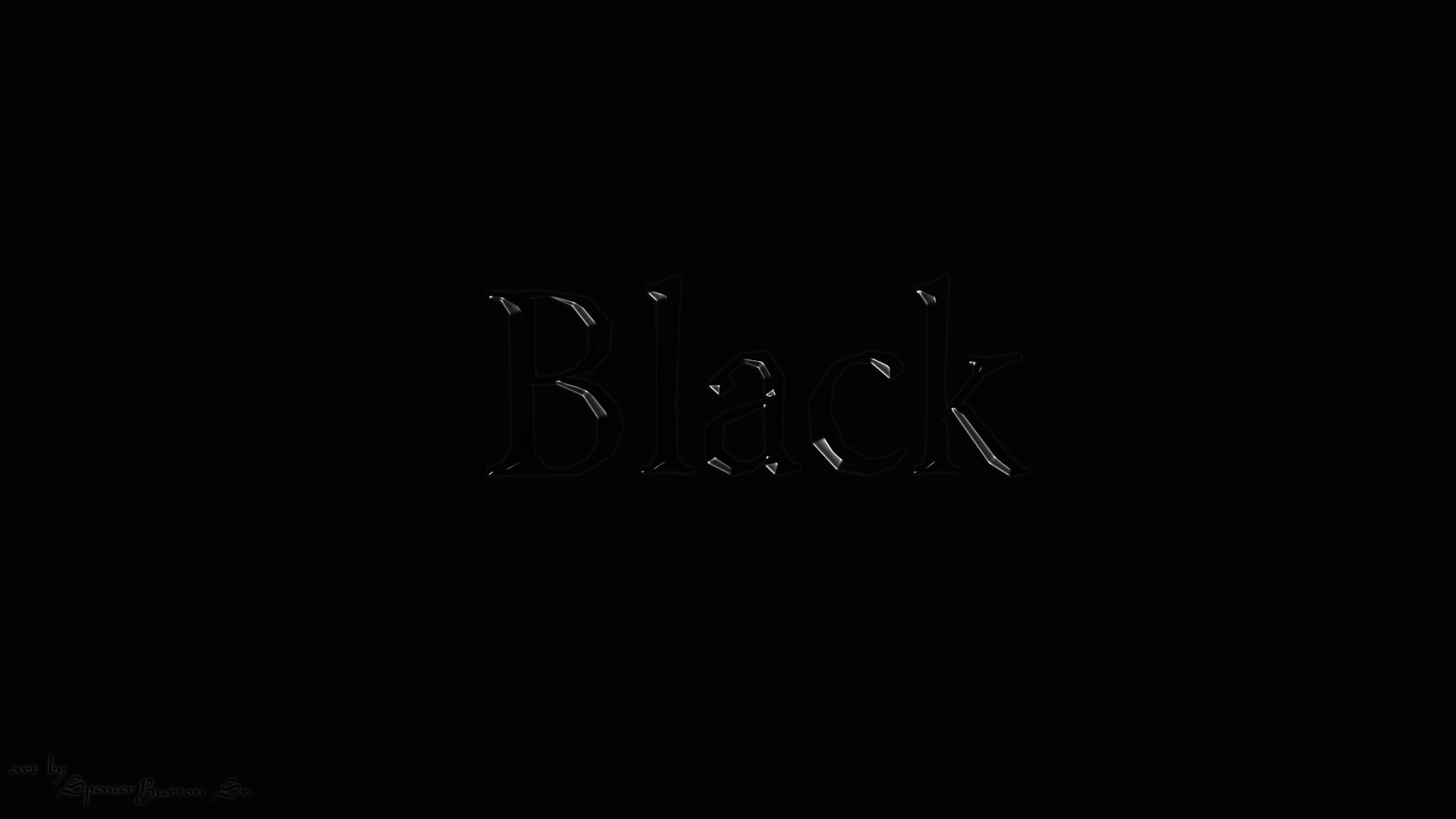 Black, Scritta, Sfondo nero, Tipografia, Full HD, wallpaper desktop